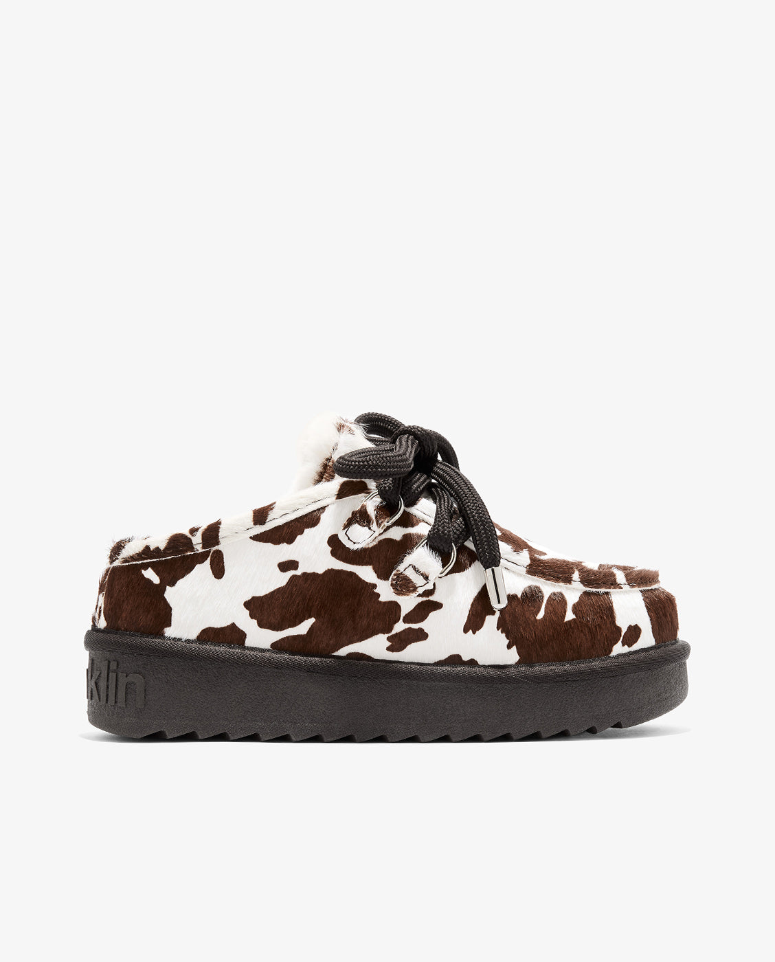 Botas de pelo de mujer estilo australianas con forro interior nordic clog - D.Franklin - Estampado Estampado-1