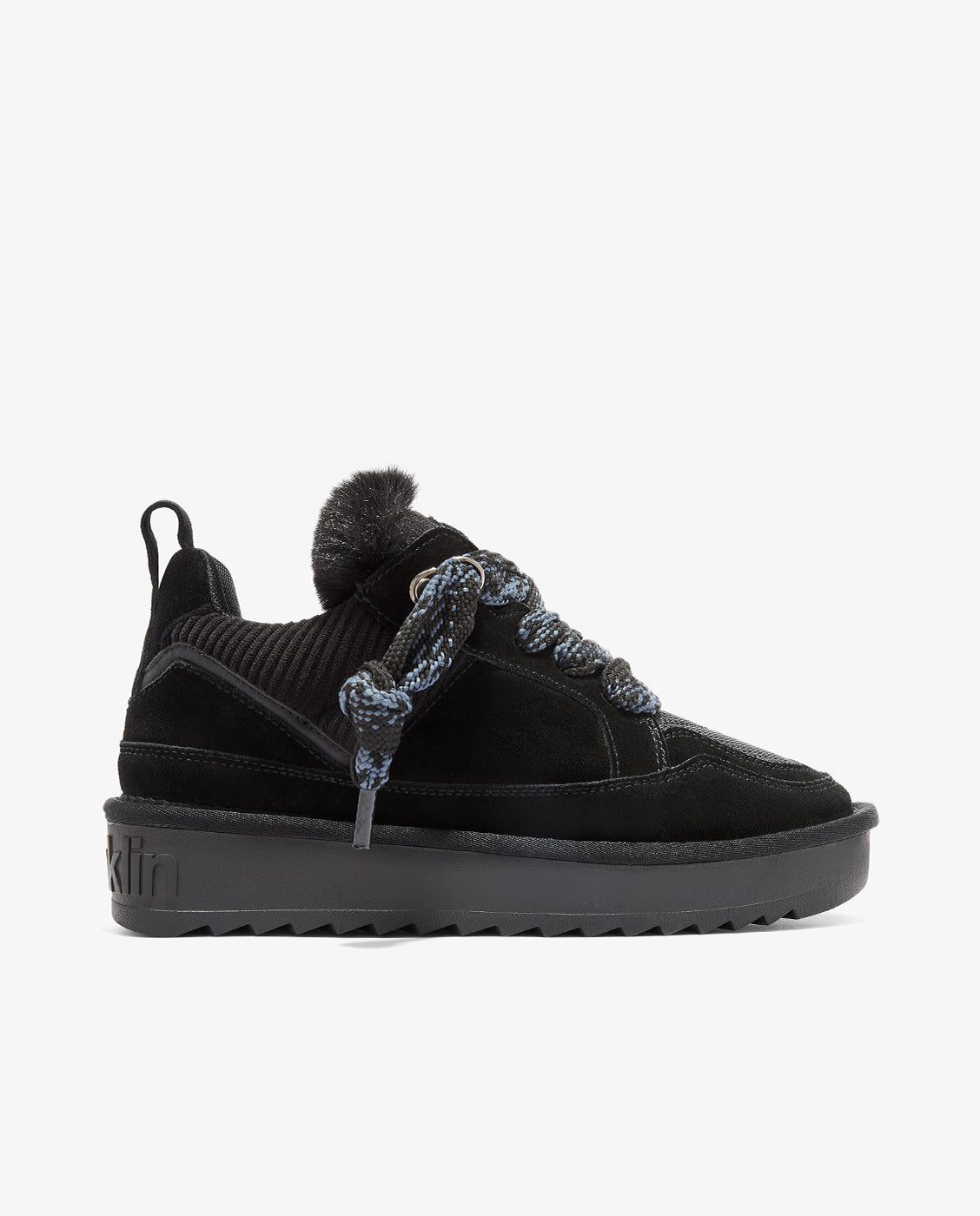 Botas de pelo de mujer estilo australianas de ante nordic snk - D.Franklin - Negro Negro-1