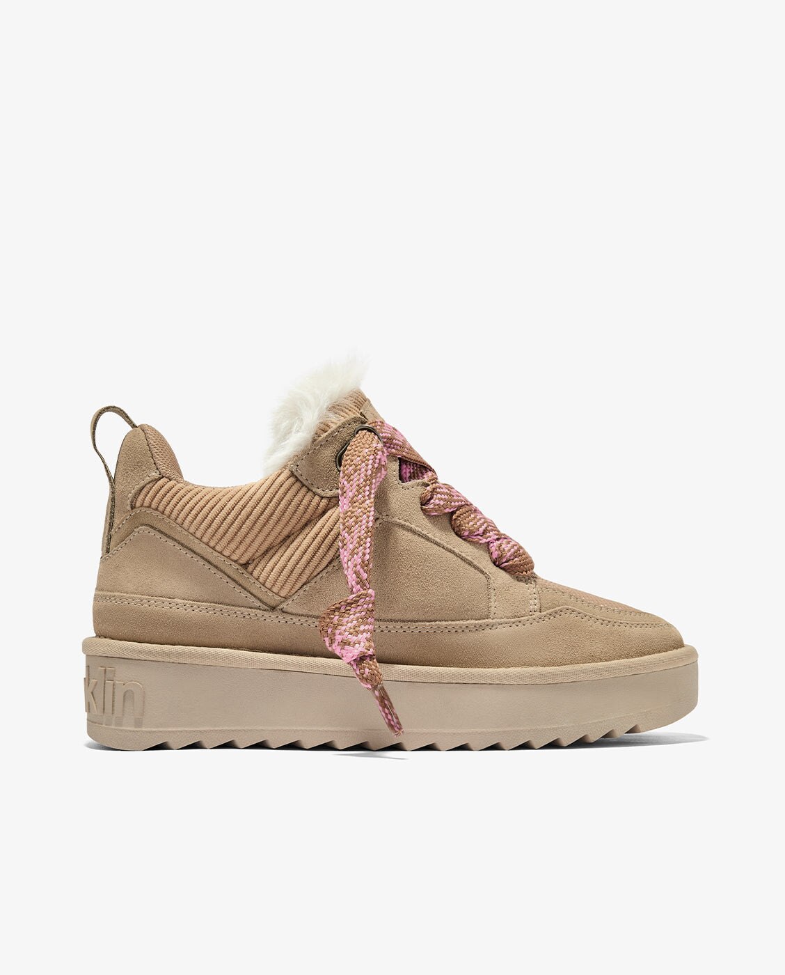 Botas de pelo de mujer estilo australianas de ante nordic snk - D.Franklin - Beige Beige-1