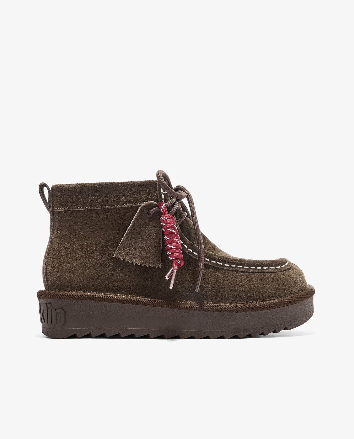 Botas de pelo de mujer estilo australianas de ante nordic bord - D.Franklin - Marrón Marrón-1