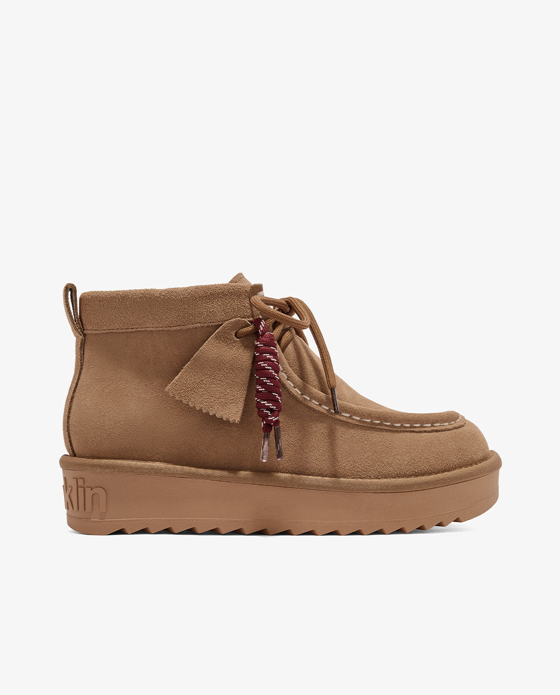 Botas de pelo de mujer estilo australianas de ante nordic bord - D.Franklin - Beige Beige-1