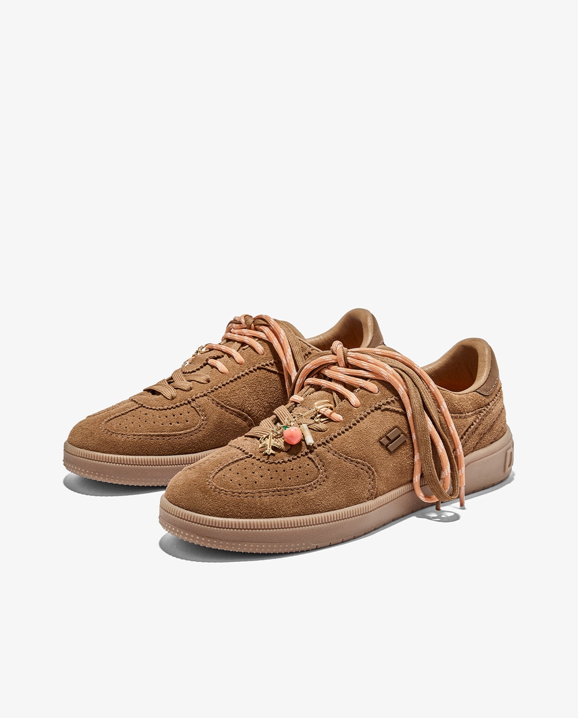 Zapatillas deportivas de mujer de ante rebel lab suede - D.Franklin - Marrón Marrón-3