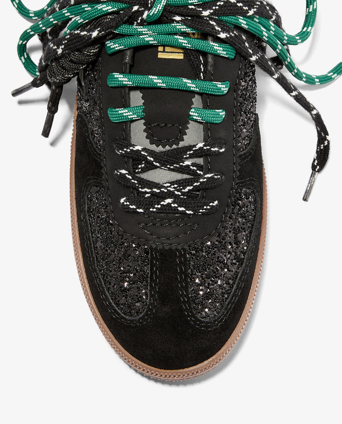 Zapatillas deportivas de mujer con brillo rebel lab glitter - D.Franklin - Negro Negro-4