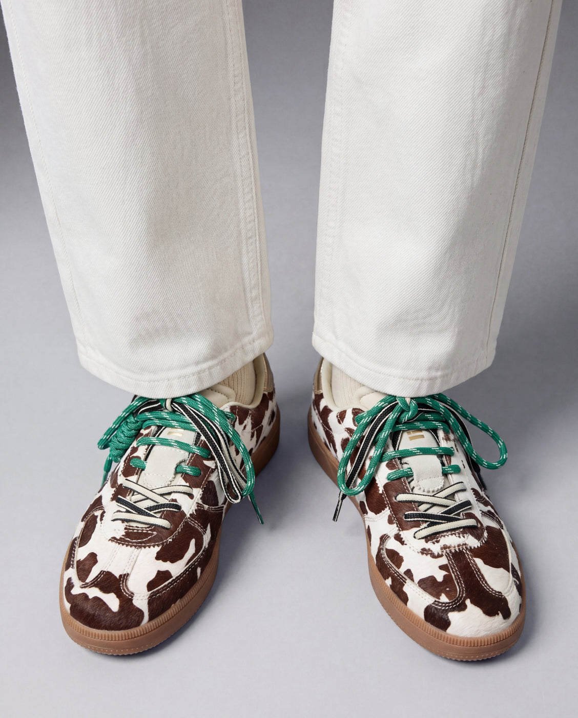 Zapatillas deportivas de mujer de piel rebel lab - D.Franklin - Estampado Estampado-2