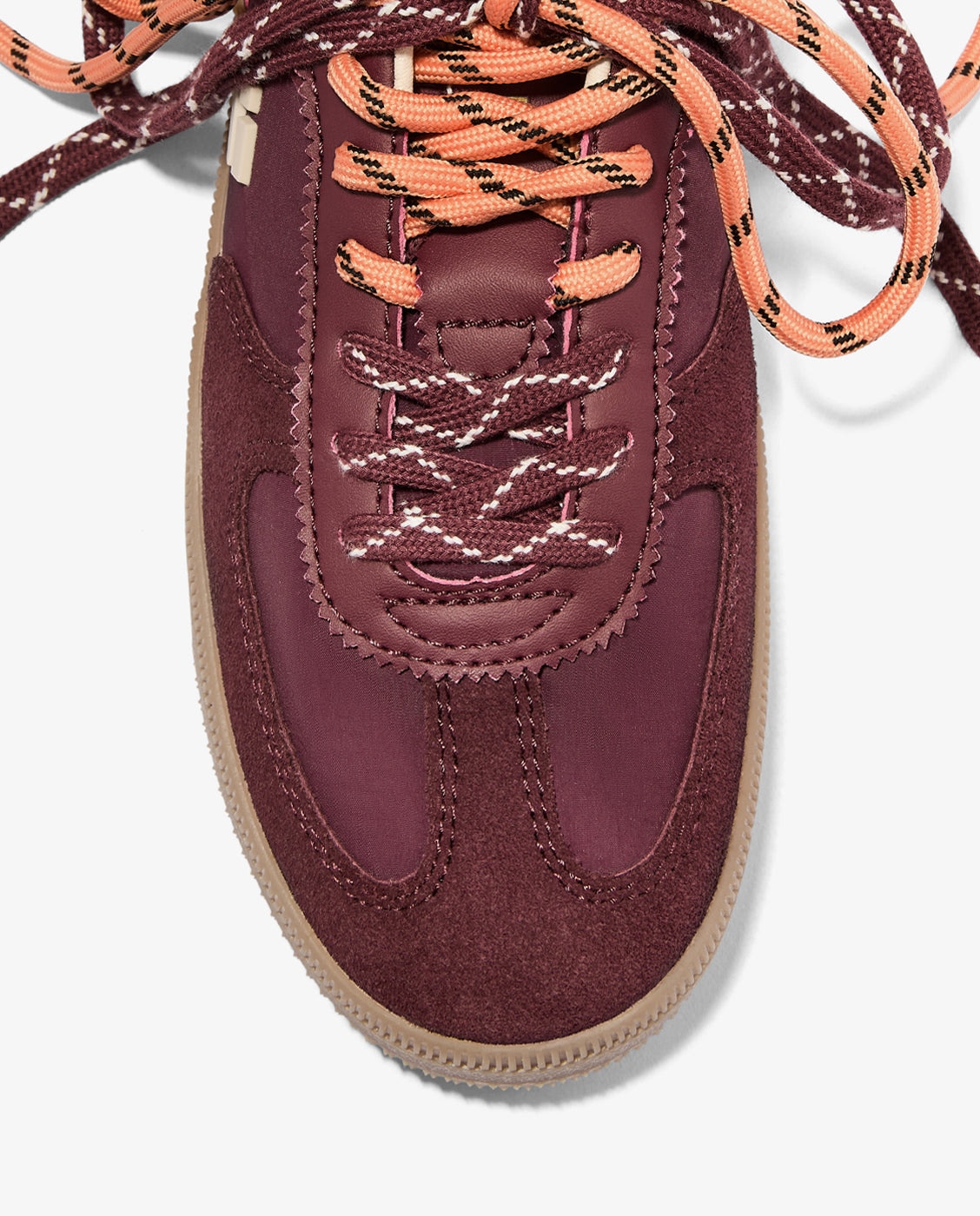 Zapatillas deportivas de mujer de nylon con cordones rebel lab - D.Franklin - Rojo Rojo-4