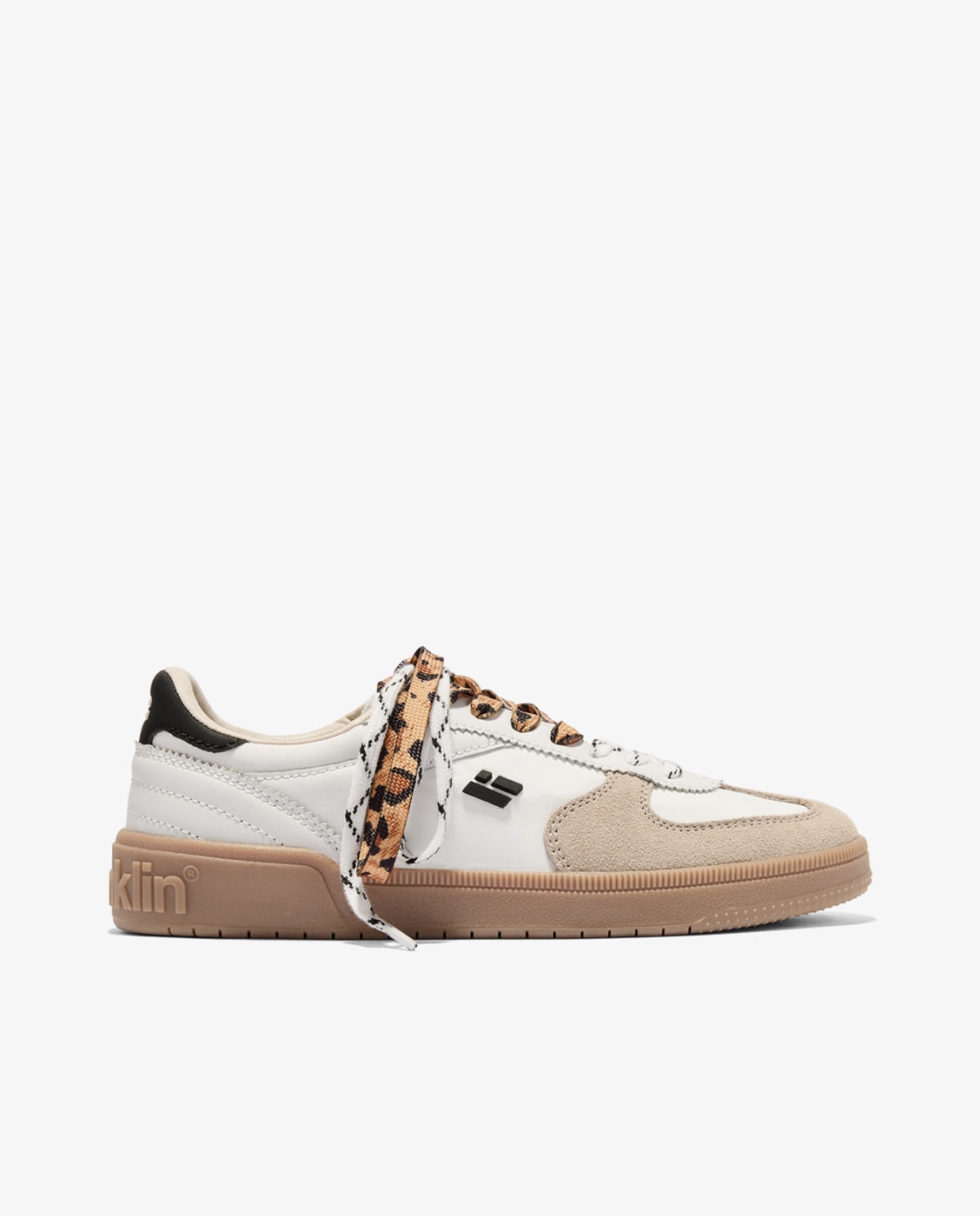Zapatillas deportivas de mujer de nylon con cordones rebel lab - D.Franklin - Blanco Blanco-1