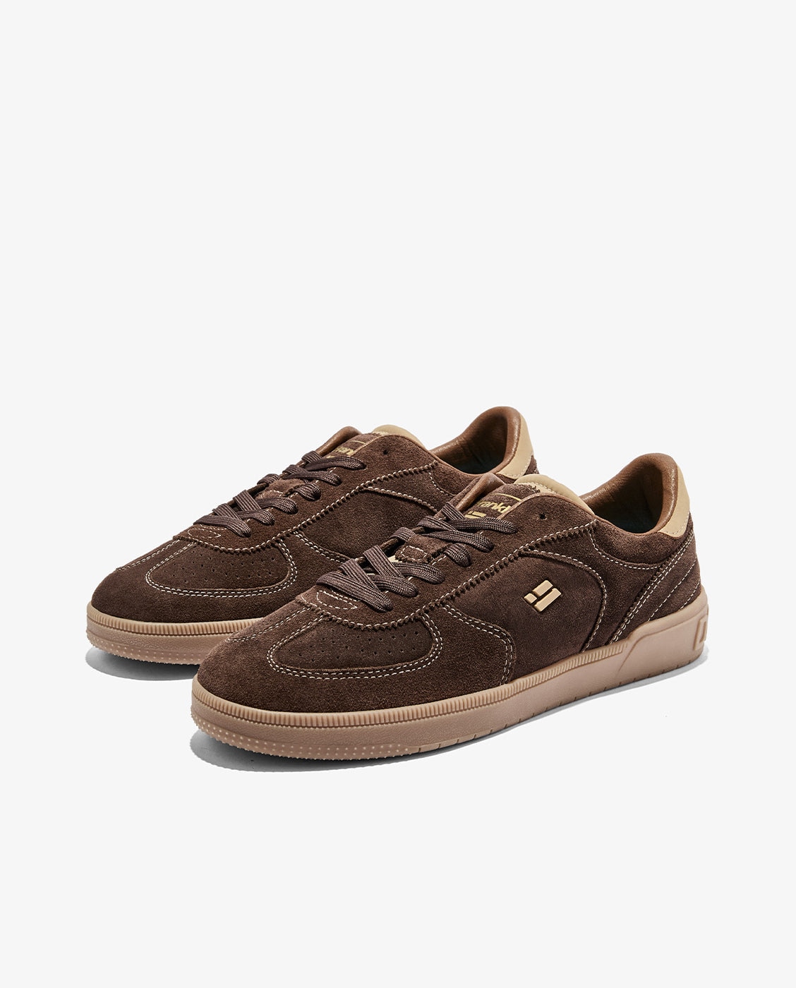 Zapatillas deportivas de hombre de ante y nylon rebel lab suede - D.Franklin - Marrón Marrón-3