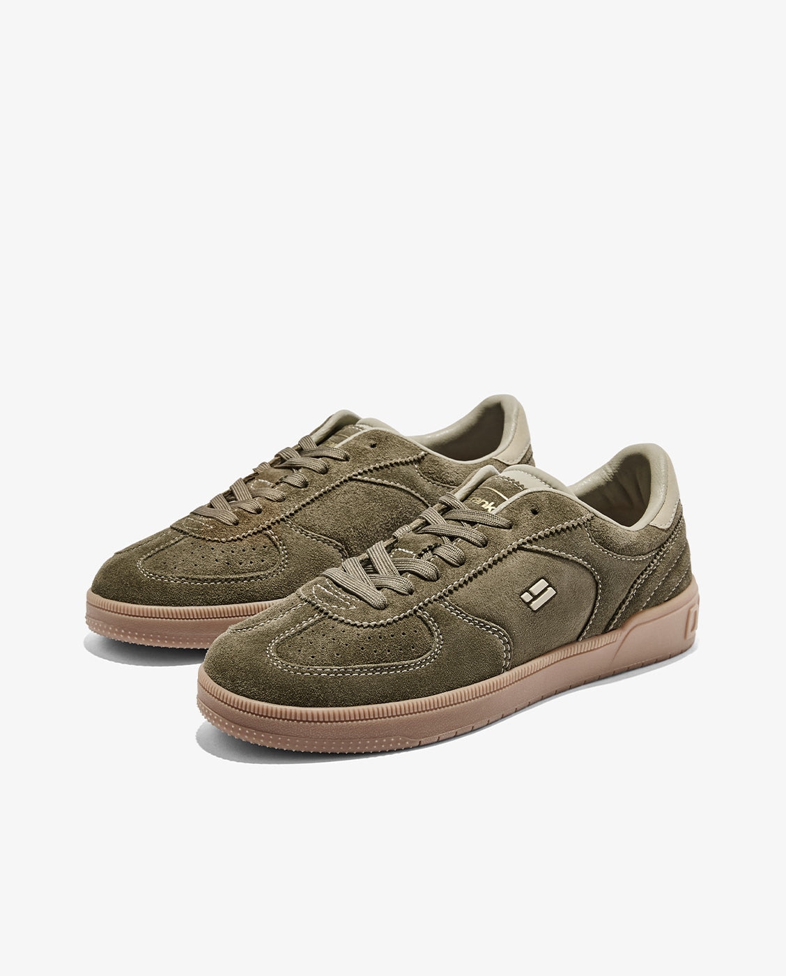 Zapatillas deportivas de hombre de ante y nylon rebel lab suede - D.Franklin - Kaki Kaki-3