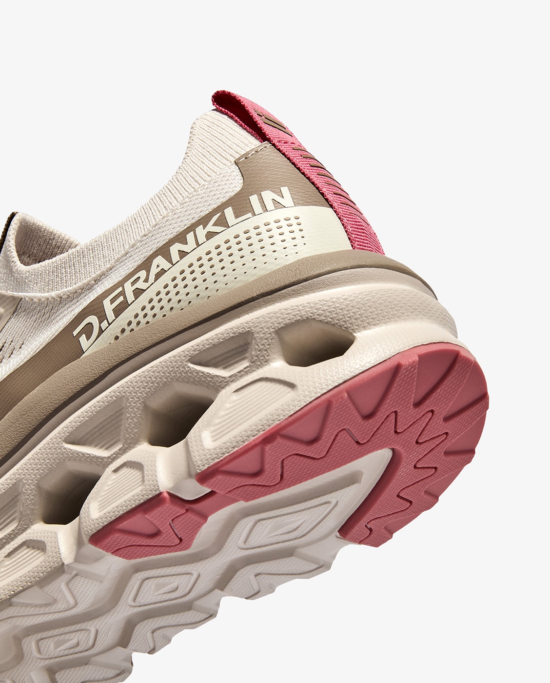 Zapatillas deportivas de mujer de tejido con plataforma aero - D.Franklin - Beige/Marrón Beige/Marrón-2