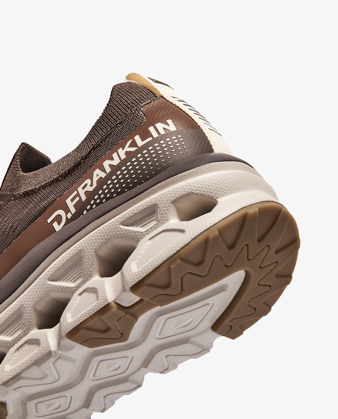 Zapatillas deportivas unisex con plataforma aero mesh - D.Franklin - Marrón chocolate Marrón chocolate-2