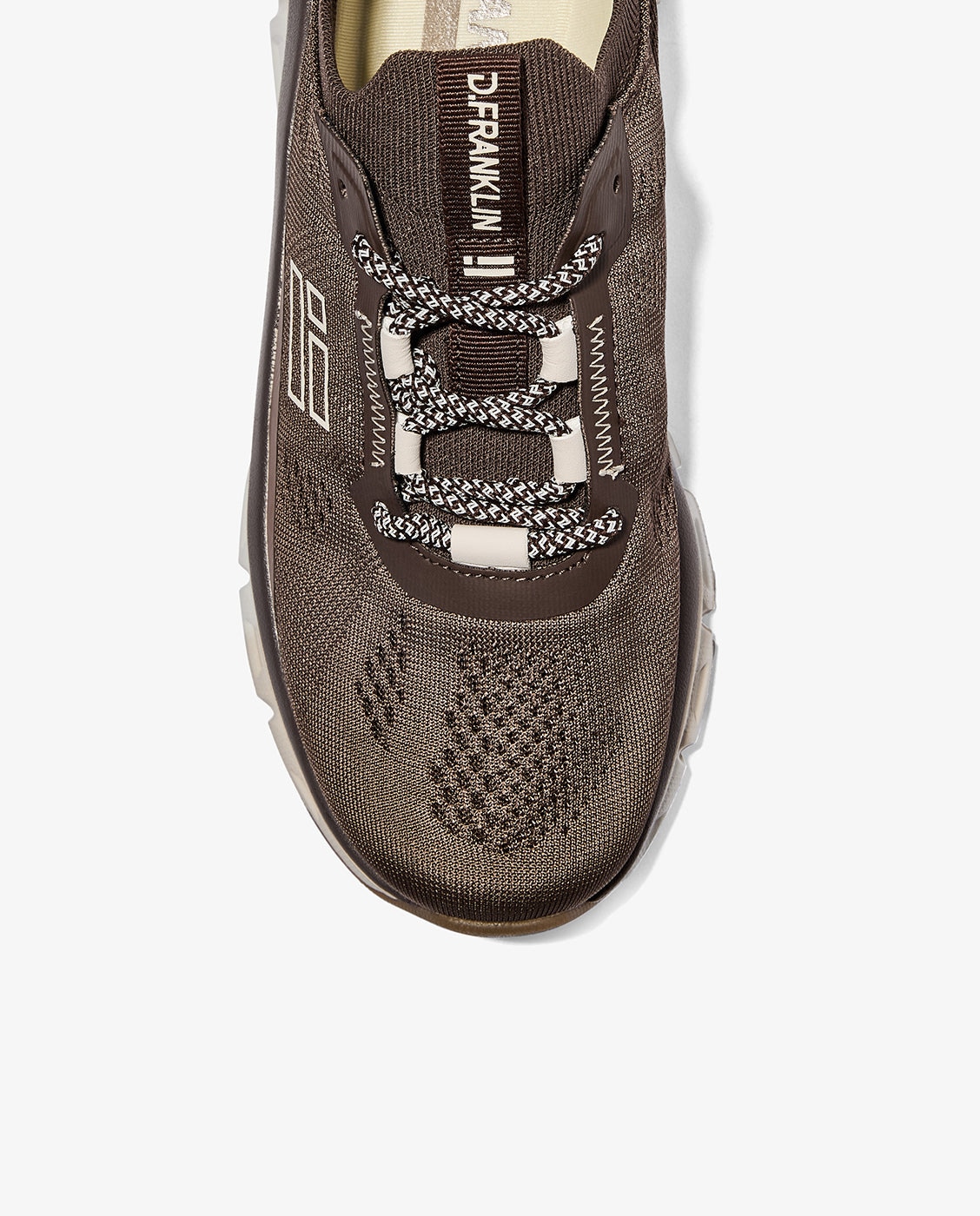 Zapatillas deportivas unisex con plataforma aero mesh - D.Franklin - Marrón chocolate Marrón chocolate-4