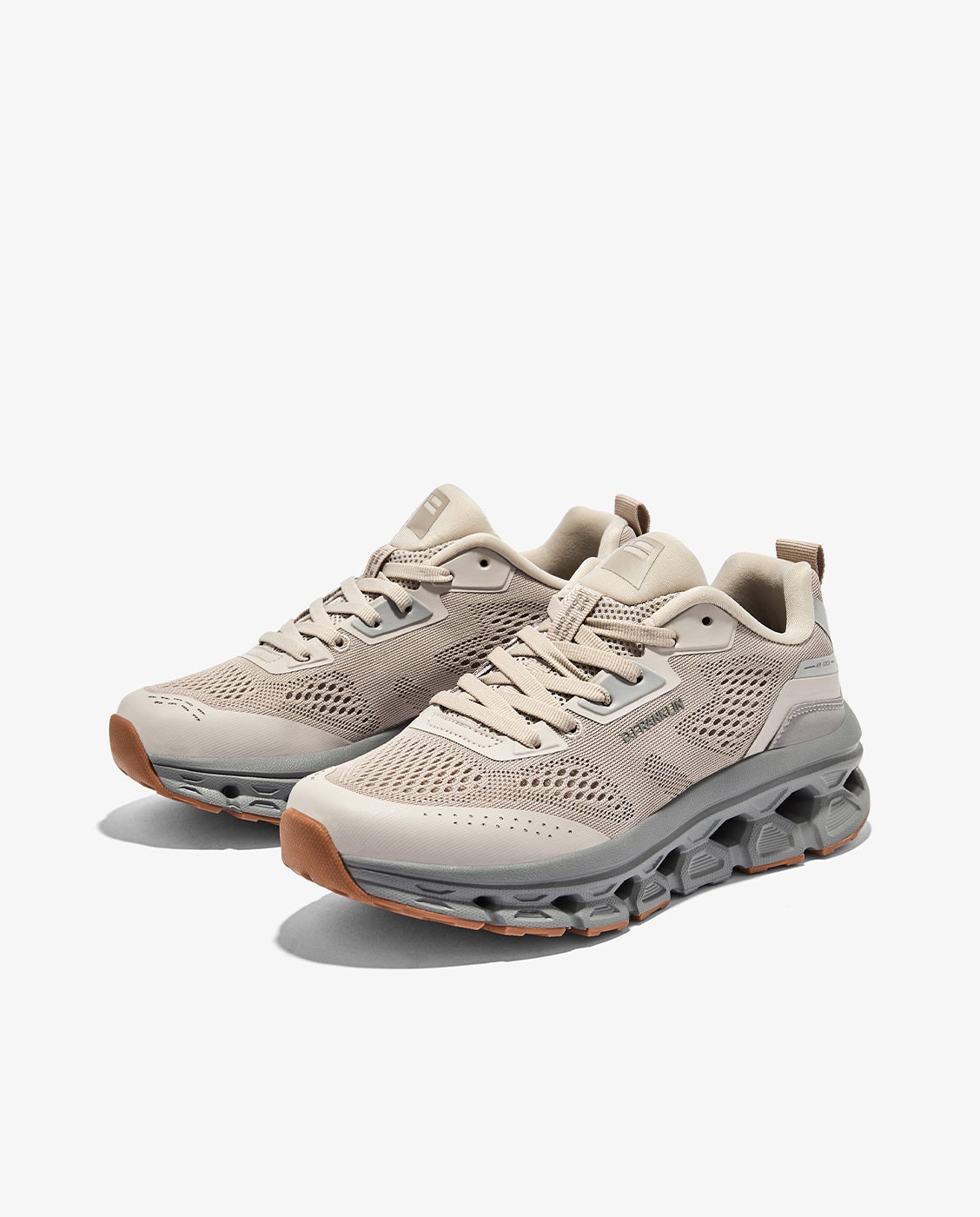 Zapatillas deportivas unisex con plataforma aero dual - D.Franklin - Gris Gris-3