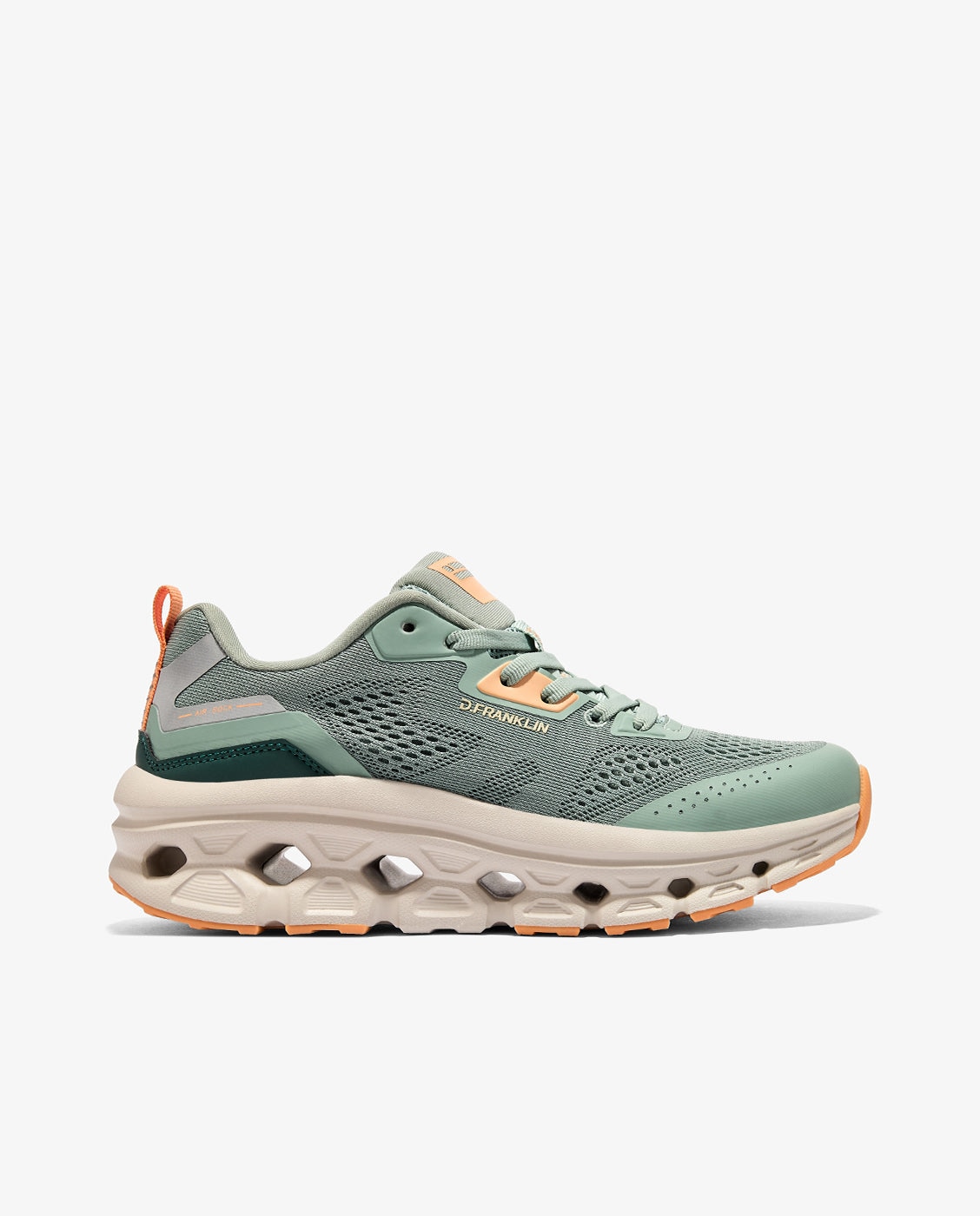 Zapatillas deportivas unisex con plataforma aero dual - D.Franklin - Verde Verde-1