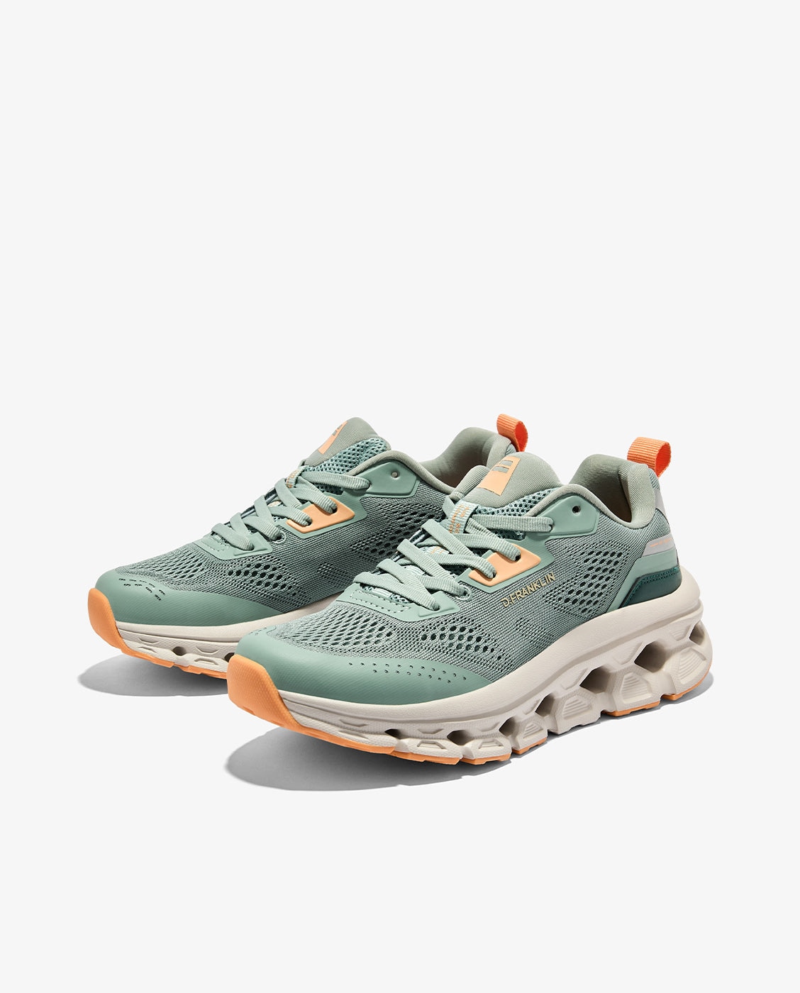 Zapatillas deportivas unisex con plataforma aero dual - D.Franklin - Verde Verde-3