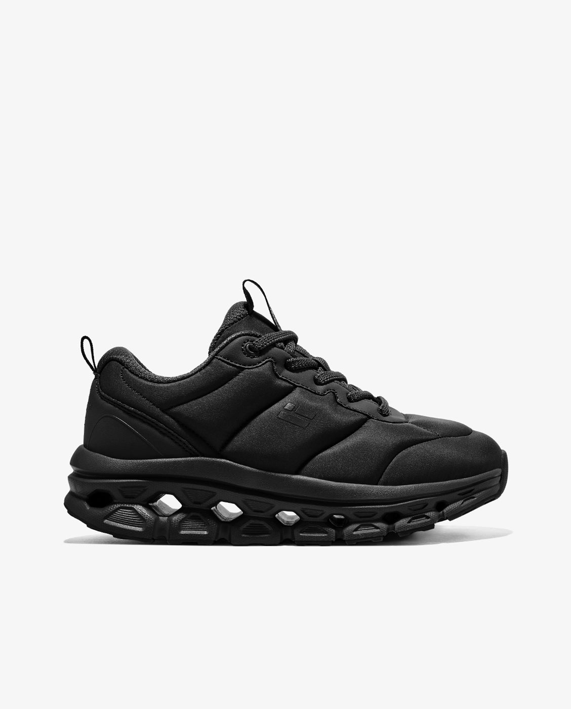 Zapatillas deportivas unisex de nylon con plataforma aero - D.Franklin - Negro Negro-1