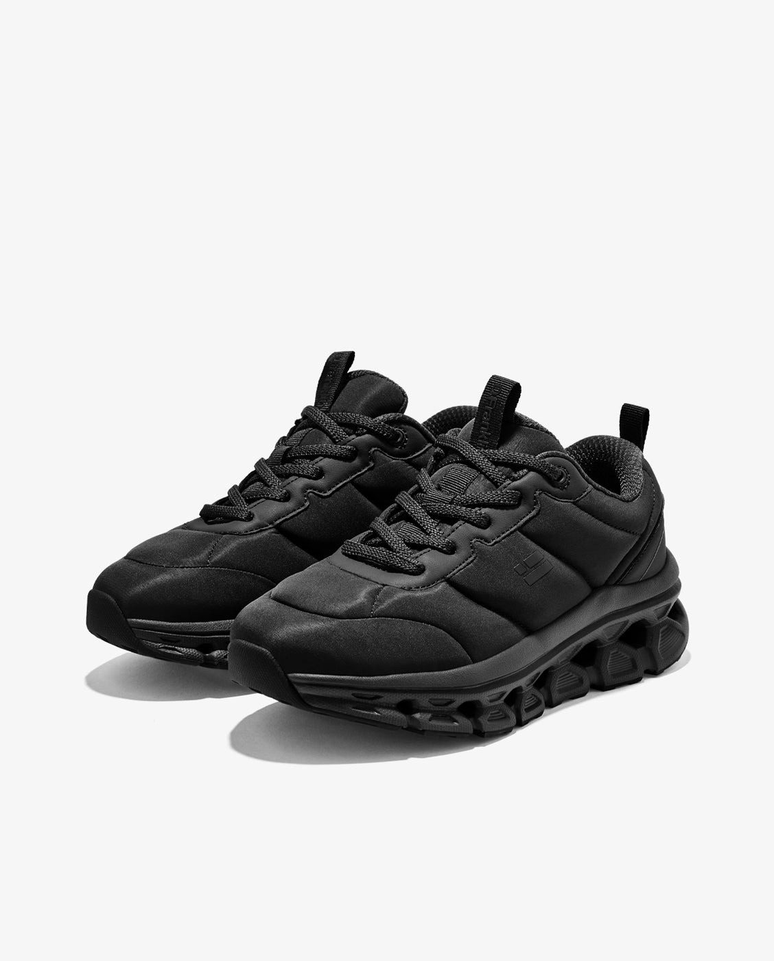 Zapatillas deportivas unisex de nylon con plataforma aero - D.Franklin - Negro Negro-3