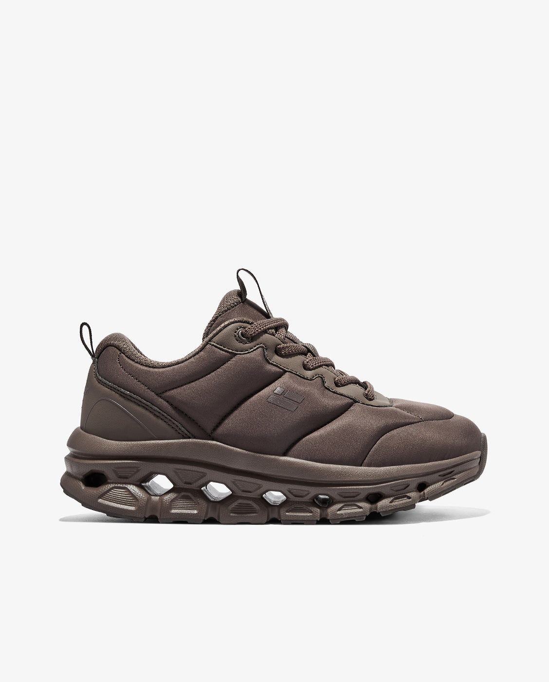 Zapatillas deportivas unisex de nylon con plataforma aero - D.Franklin - Marrón oscuro Marrón oscuro-1