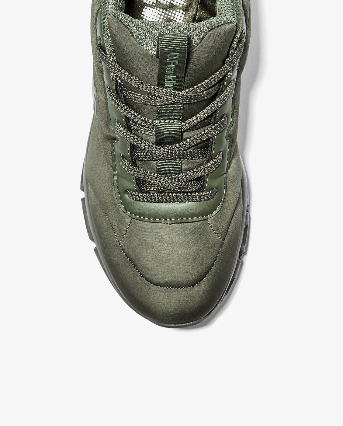 Zapatillas deportivas unisex de nylon con plataforma aero - D.Franklin - Verde militar Verde militar-4