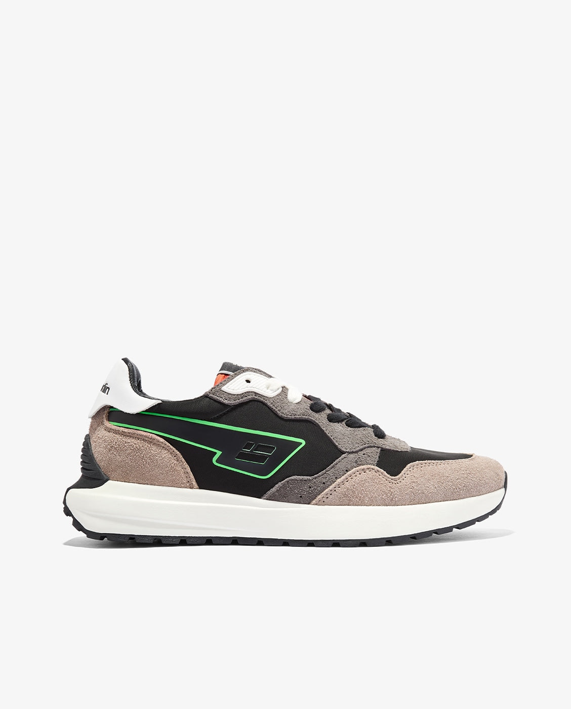Zapatillas deportivas de hombre de ante soul - D.Franklin - Negro Negro-1