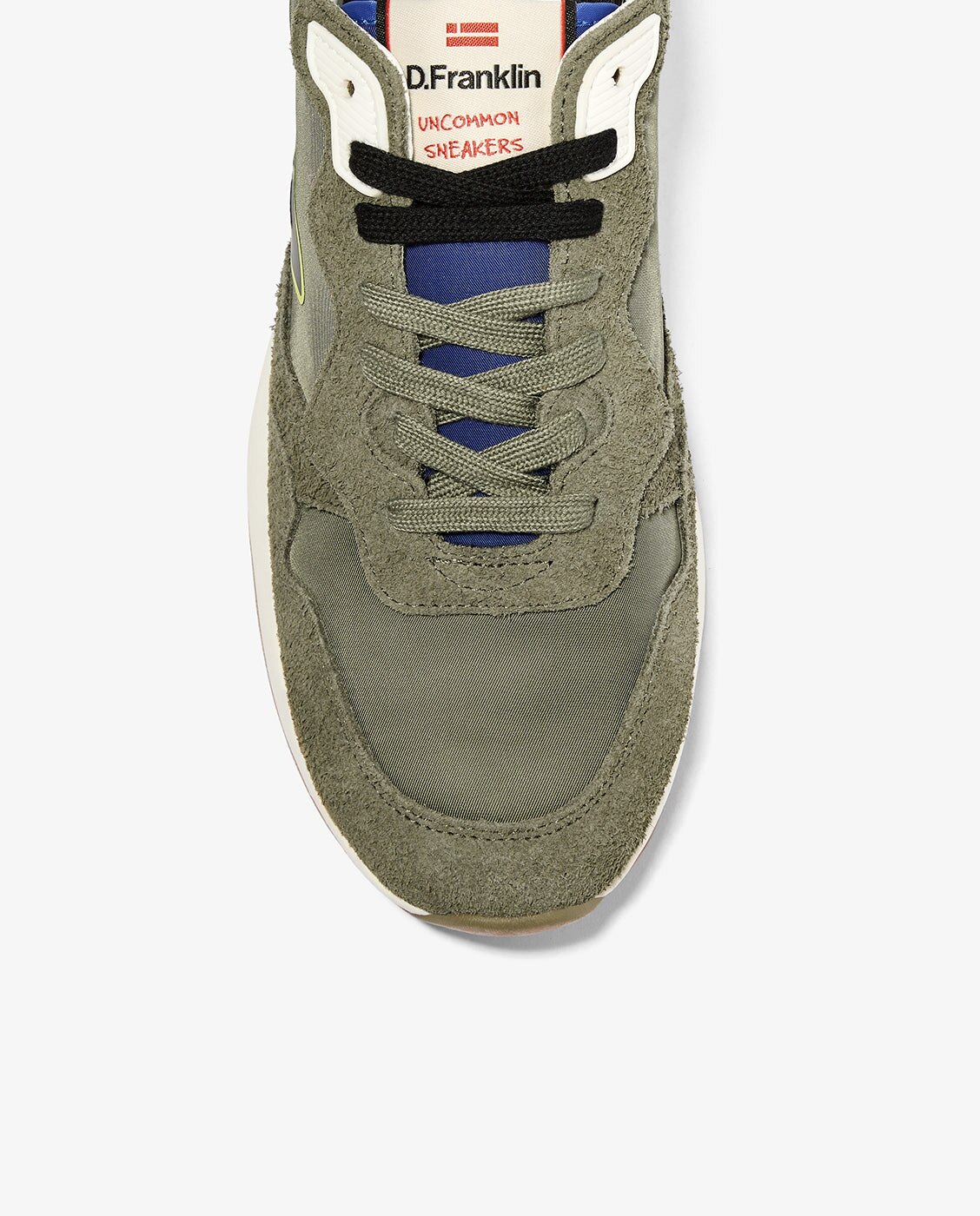 Zapatillas deportivas de hombre de ante soul - D.Franklin - Verde Verde-4