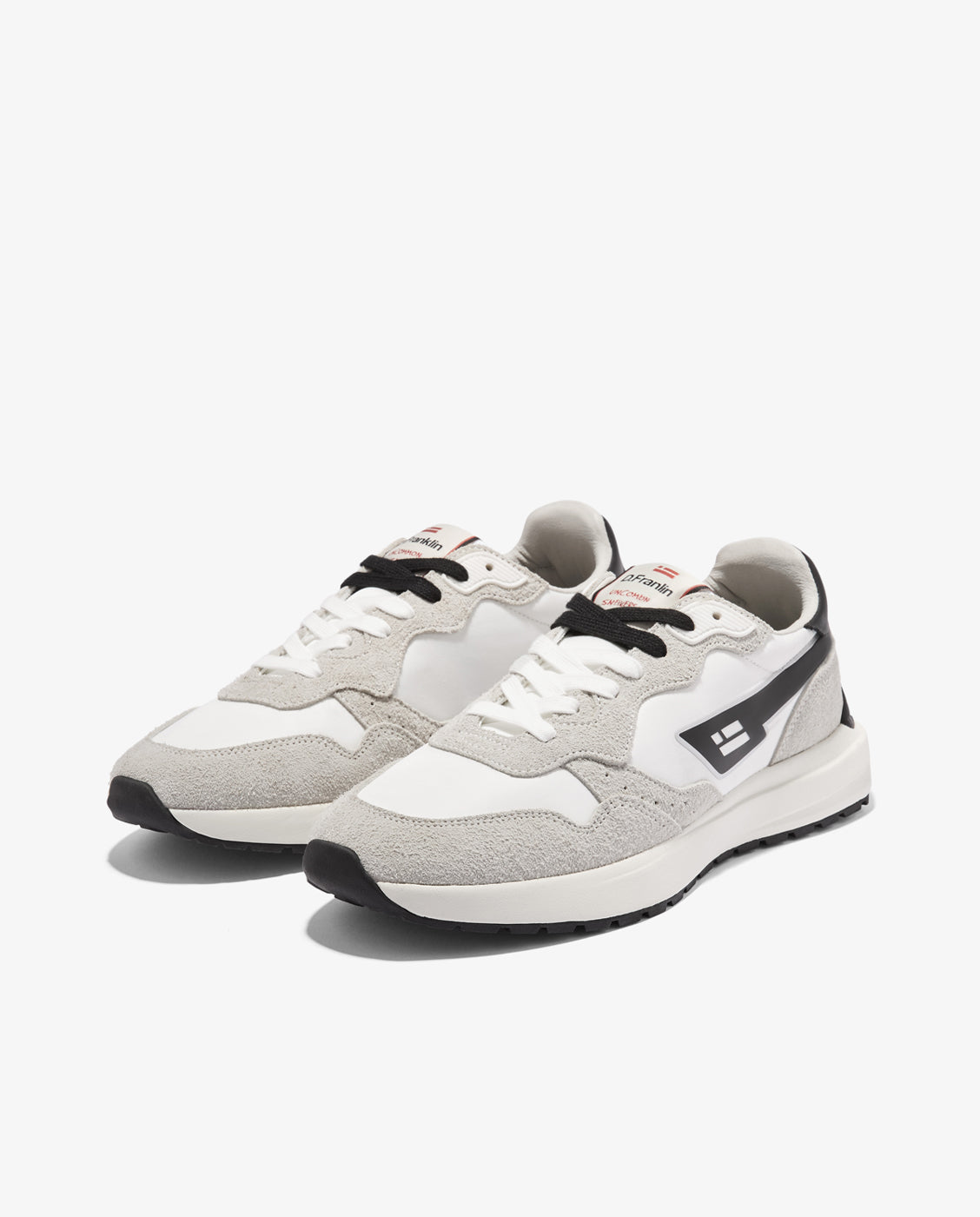 Zapatillas deportivas de hombre de ante soul - D.Franklin - Blanco Blanco-4