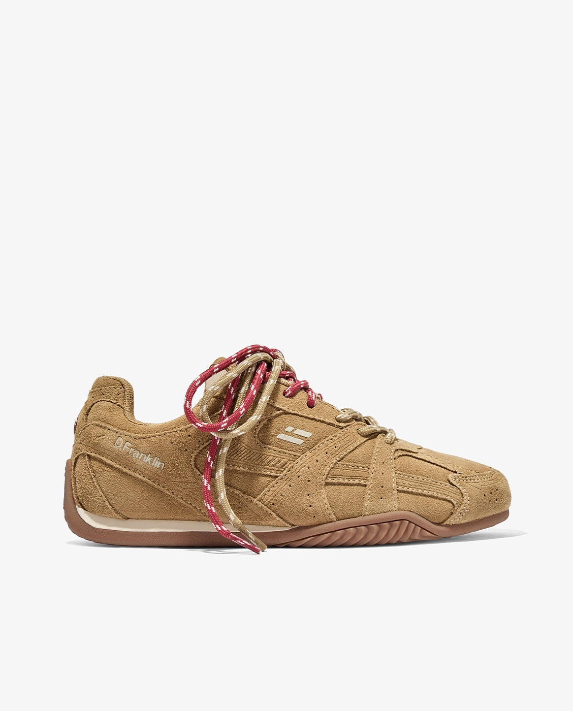 Imagen 0 de Zapatillas deportivas de mujer en piel con cordones imola Beige
