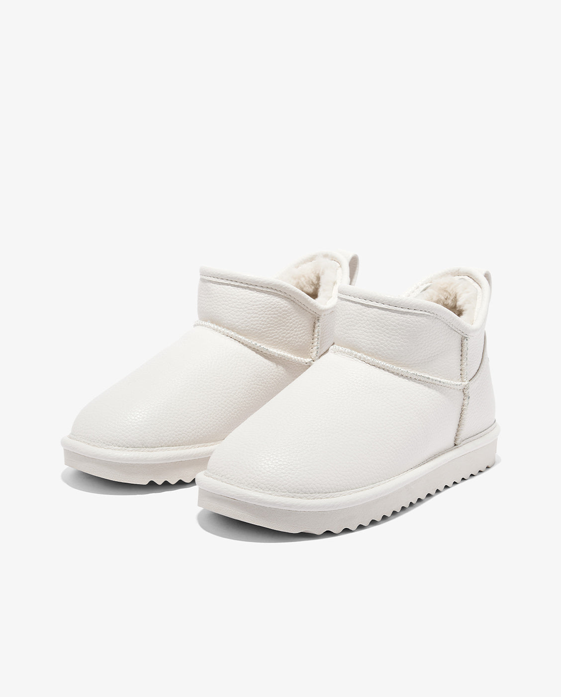 Botas de pelo de mujer estilo australianas de caña baja nordic lite ww - D.Franklin - Blanco Blanco-3