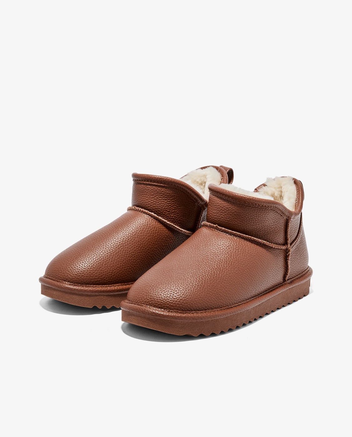 Botas de pelo de mujer estilo australianas de caña baja nordic lite ww - D.Franklin - Marrón Marrón-4