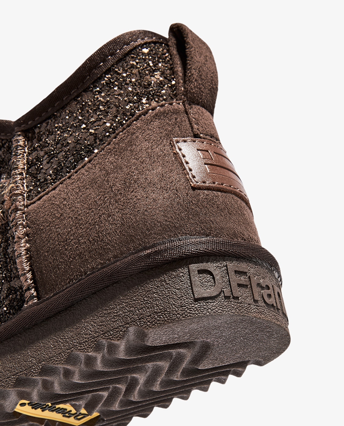 Botas de pelo de mujer estilo australianas de caña baja nordic lite ww glitter - D.Franklin - Marrón chocolate Marrón chocolate-2