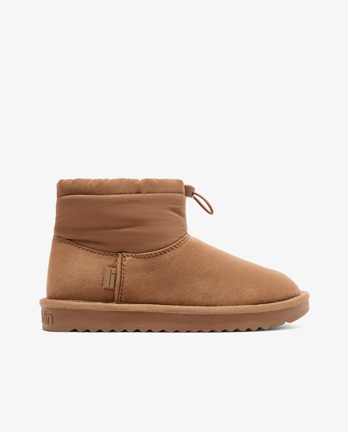 Botas de pelo de mujer estilo australianas de nylon acolchado nordic lite mid - D.Franklin - Marrón Marrón-1