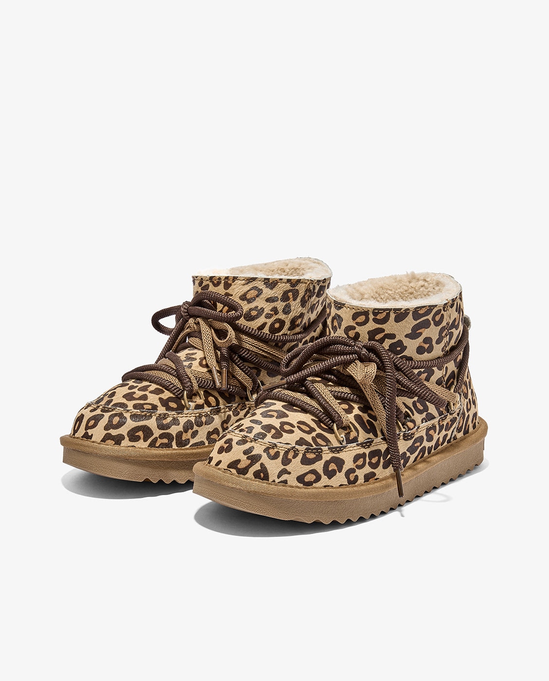 Botas de pelo de mujer estilo australianas de piel con cordones nordic lite - D.Franklin - Multicolor Multicolor-4