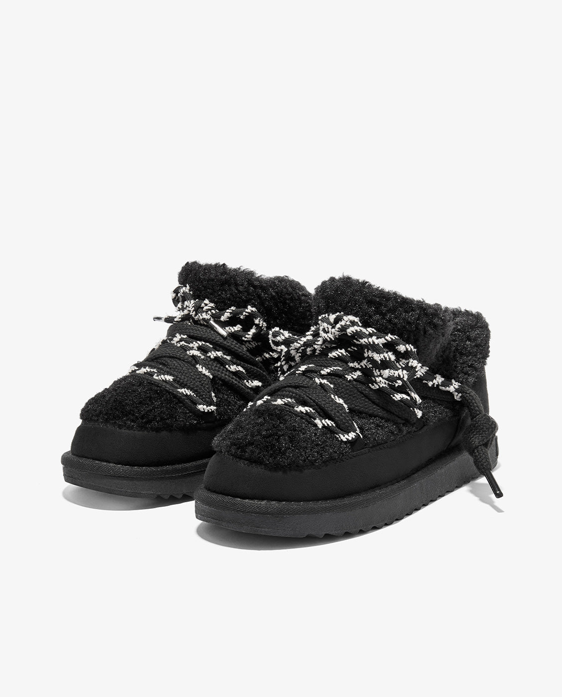 Botas de pelo de mujer estilo australianas de microfibra nordic lite sherpa - D.Franklin - Negro Negro-4