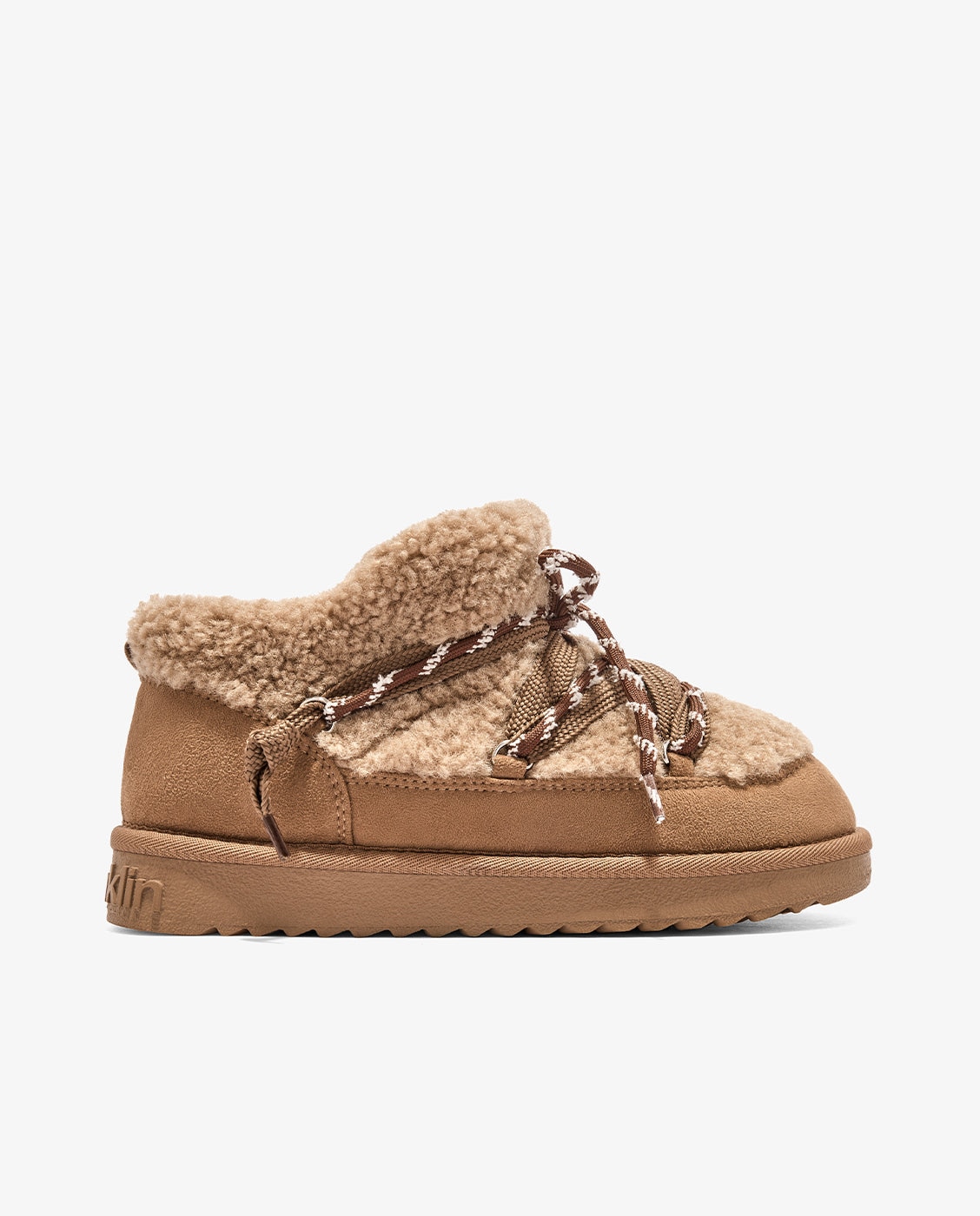 Botas de pelo de mujer estilo australianas de microfibra nordic lite sherpa - D.Franklin - Camel Camel-1