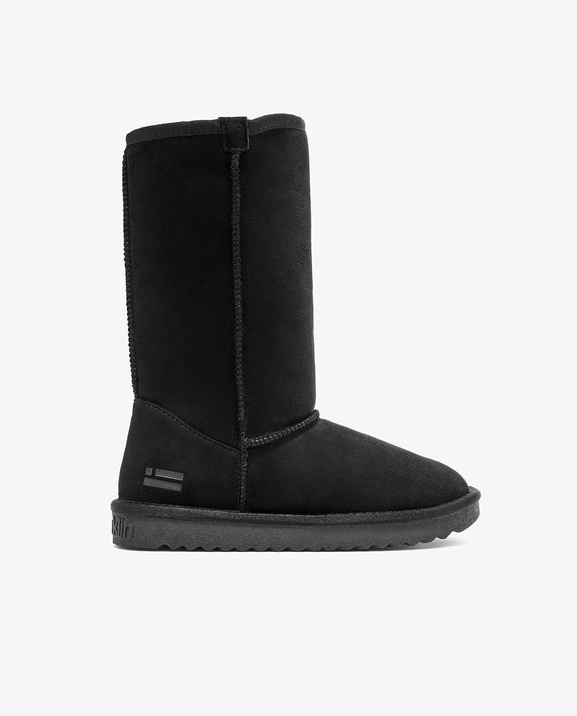 Botas de pelo de mujer estilo australianas de microfibra nordic lite high - D.Franklin - Negro Negro-1