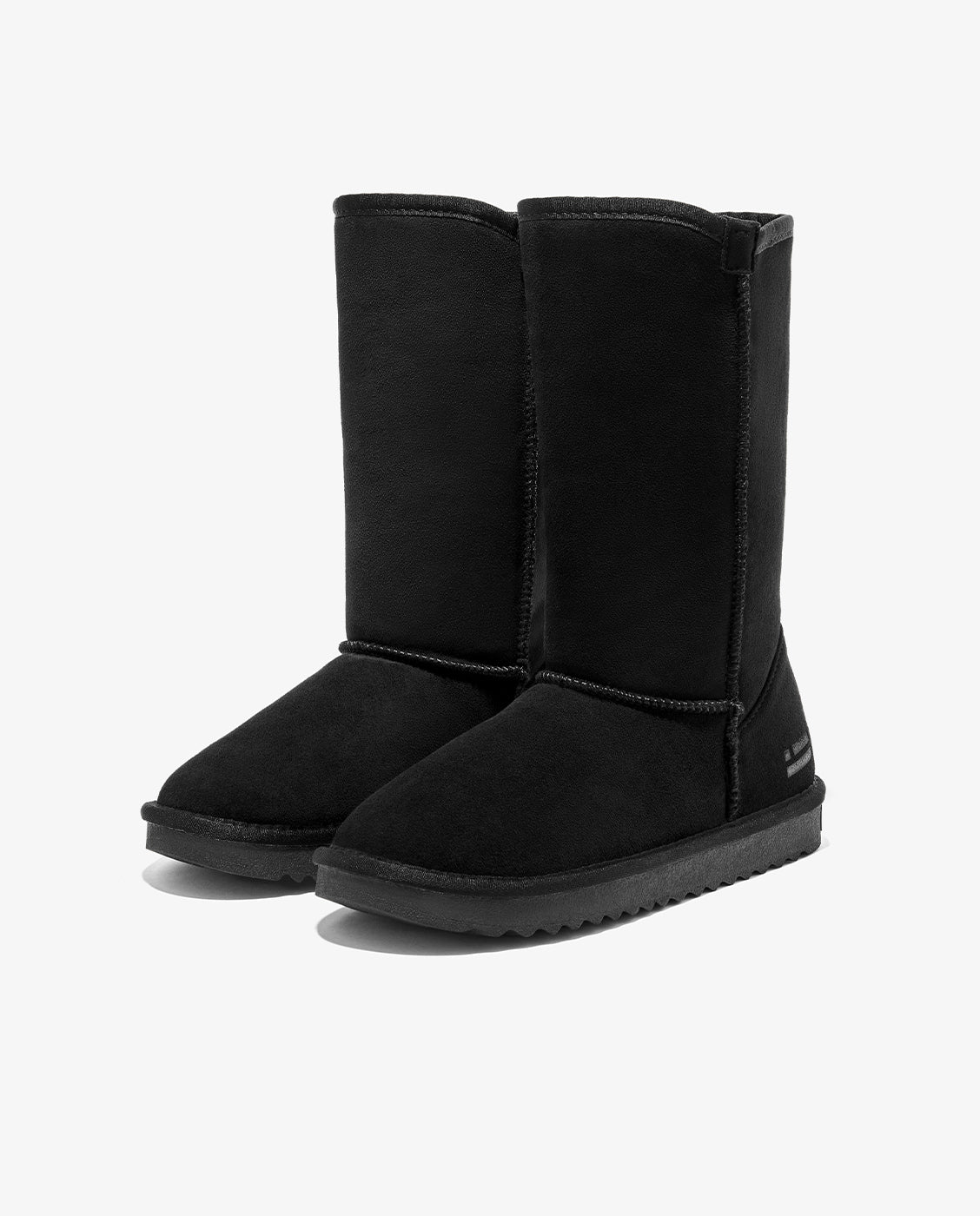 Botas de pelo de mujer estilo australianas de microfibra nordic lite high - D.Franklin - Negro Negro-3