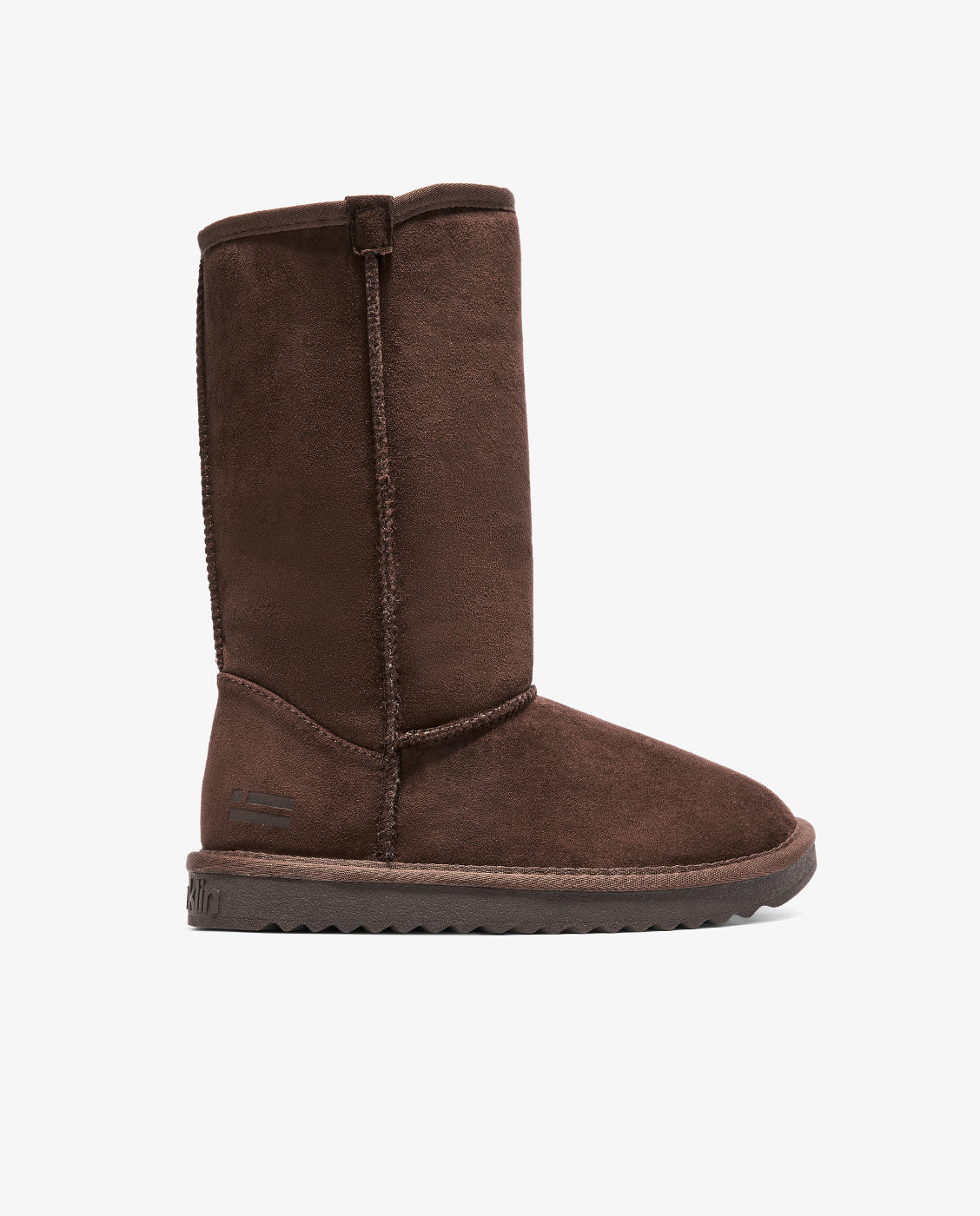 Botas de pelo de mujer estilo australianas de microfibra nordic lite high - D.Franklin - Marrón chocolate Marrón chocolate-1