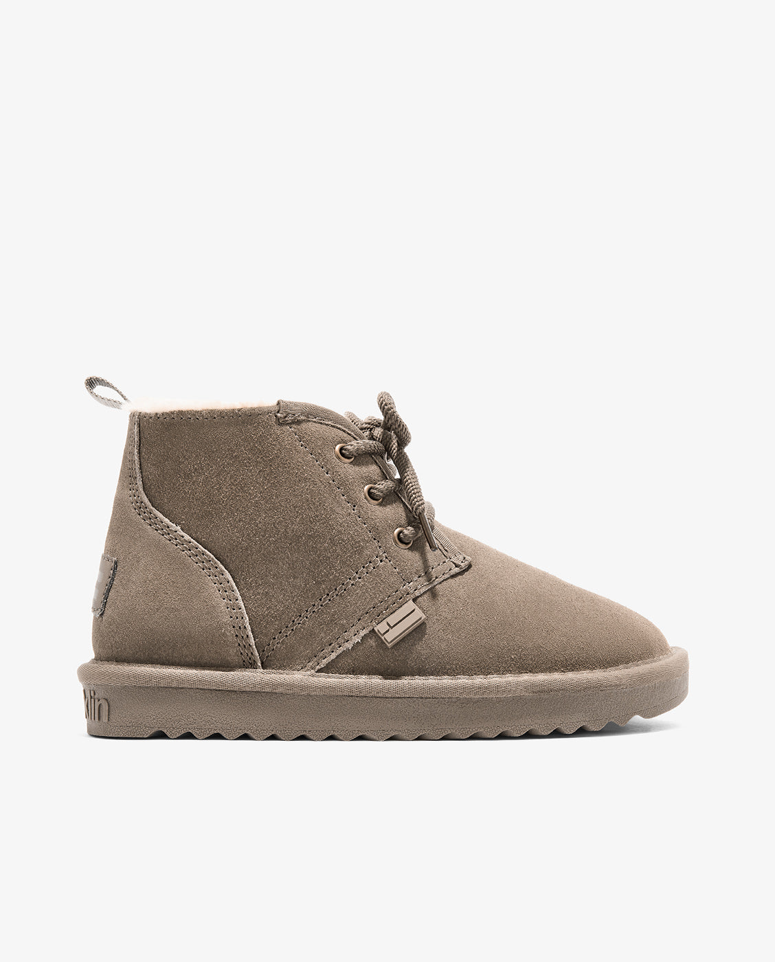 Botas de pelo unisex en piel con cordones nordic lite safari - D.Franklin - Gris Gris-1