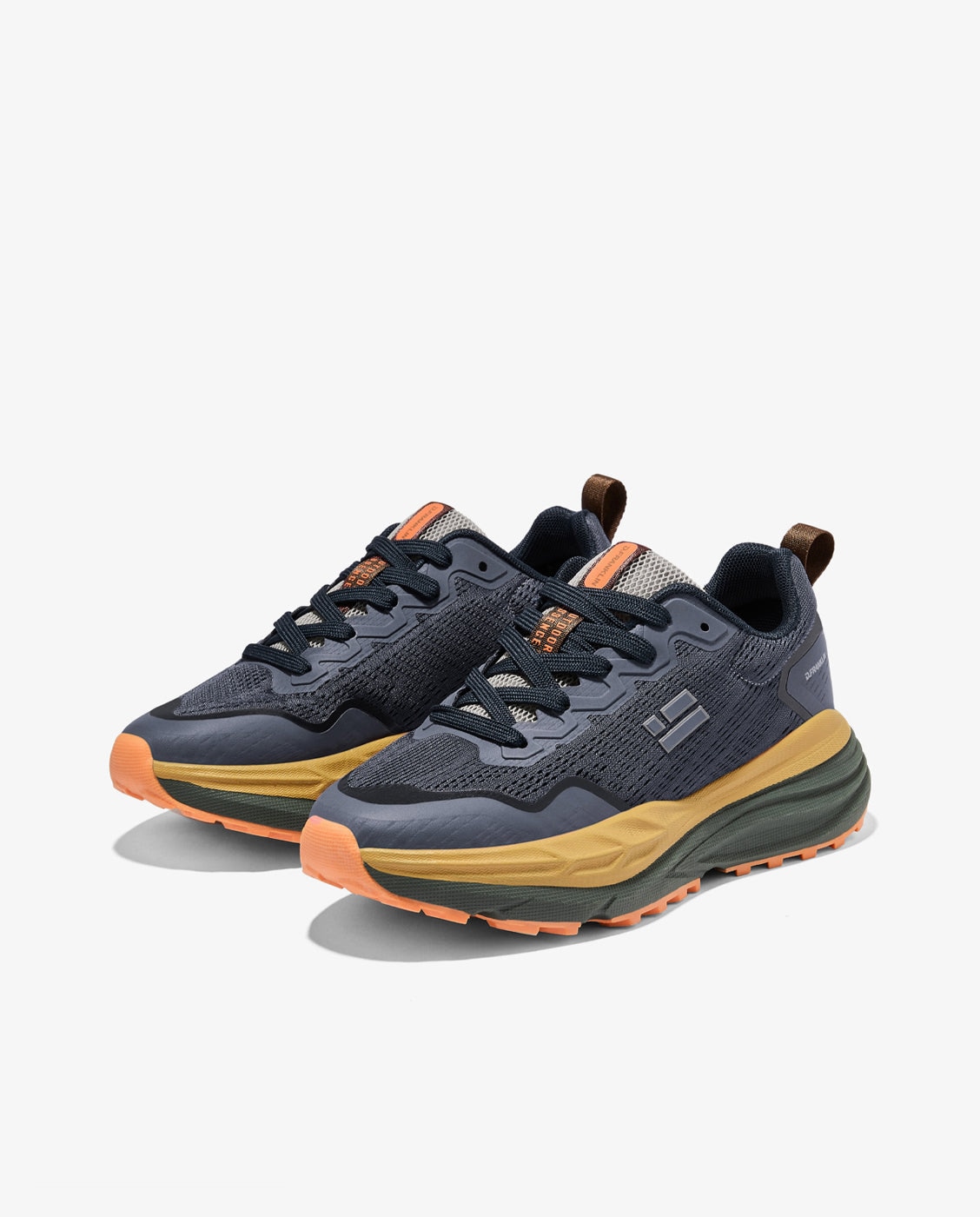 Zapatillas deportivas unisex con suela con amortiguación terra trail - D.Franklin - Azul Azul-3