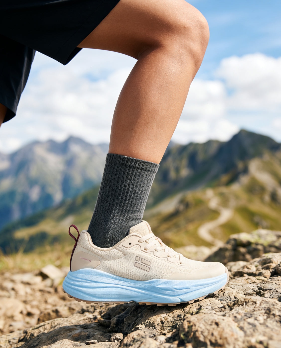 Zapatillas deportivas de mujer de mesh terra trail uv - D.Franklin - Blanco Blanco-2