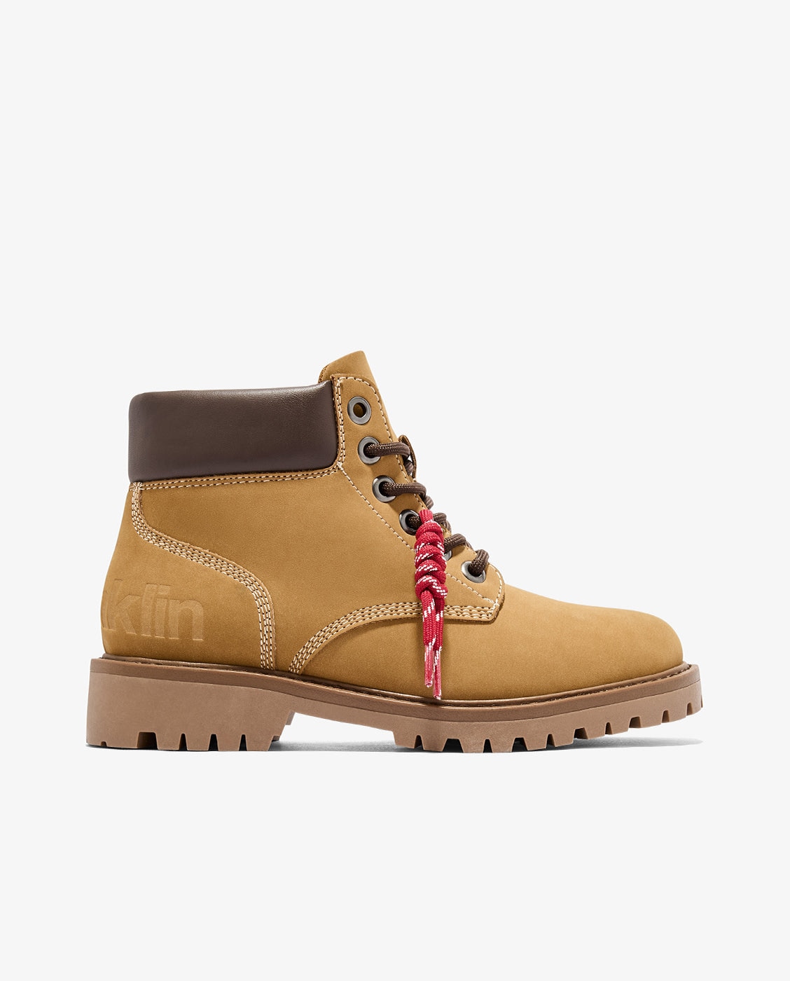 Botas básicas de mujer con cordones sierra classic - D.Franklin - Marrón claro Marrón claro-1
