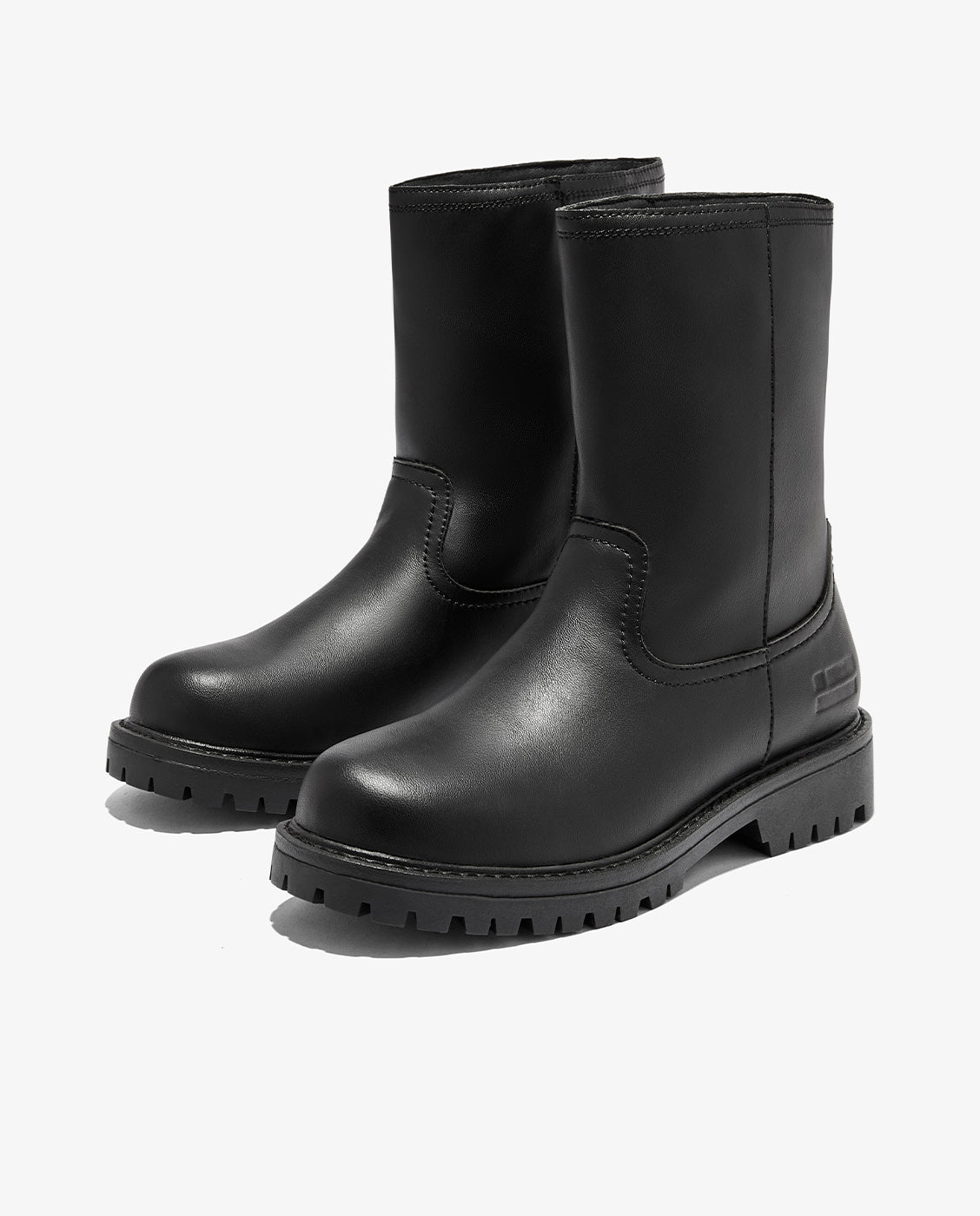 Botas básicas de mujer de nubuck con plataforma sierra camp mid - D.Franklin - Negro Negro-3