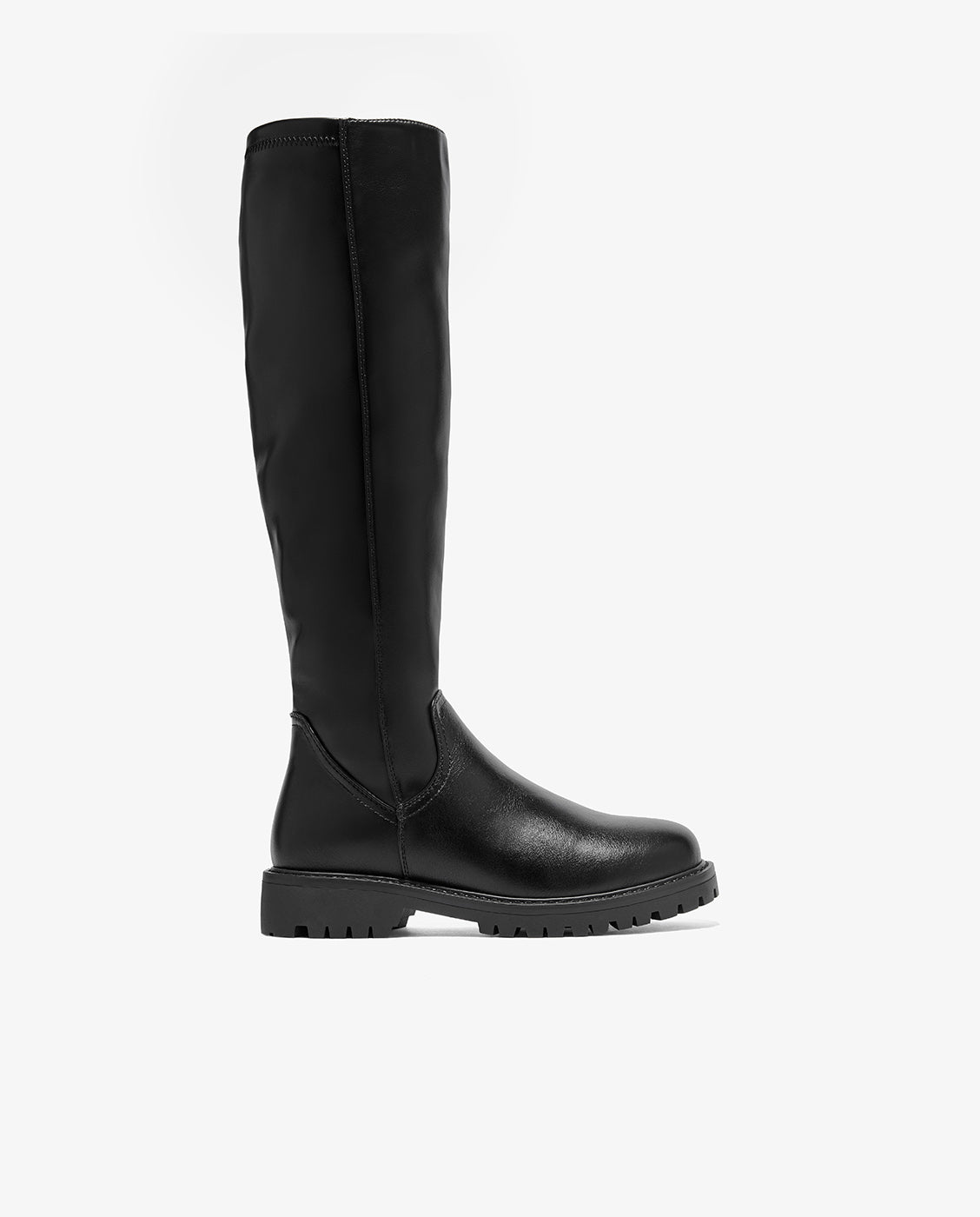 Botas de mujer de caña alta con plataforma sierra high - D.Franklin - Negro Negro-1