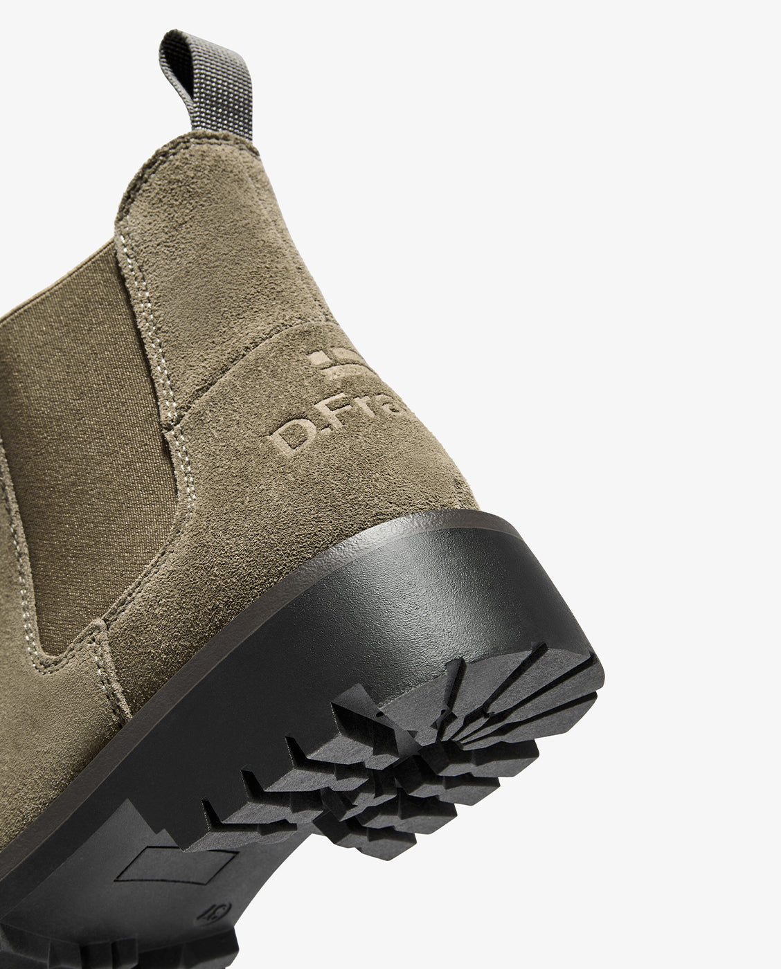 Botines de mujer de piel con plataforma sierra chelsea - D.Franklin - Kaki Kaki-4