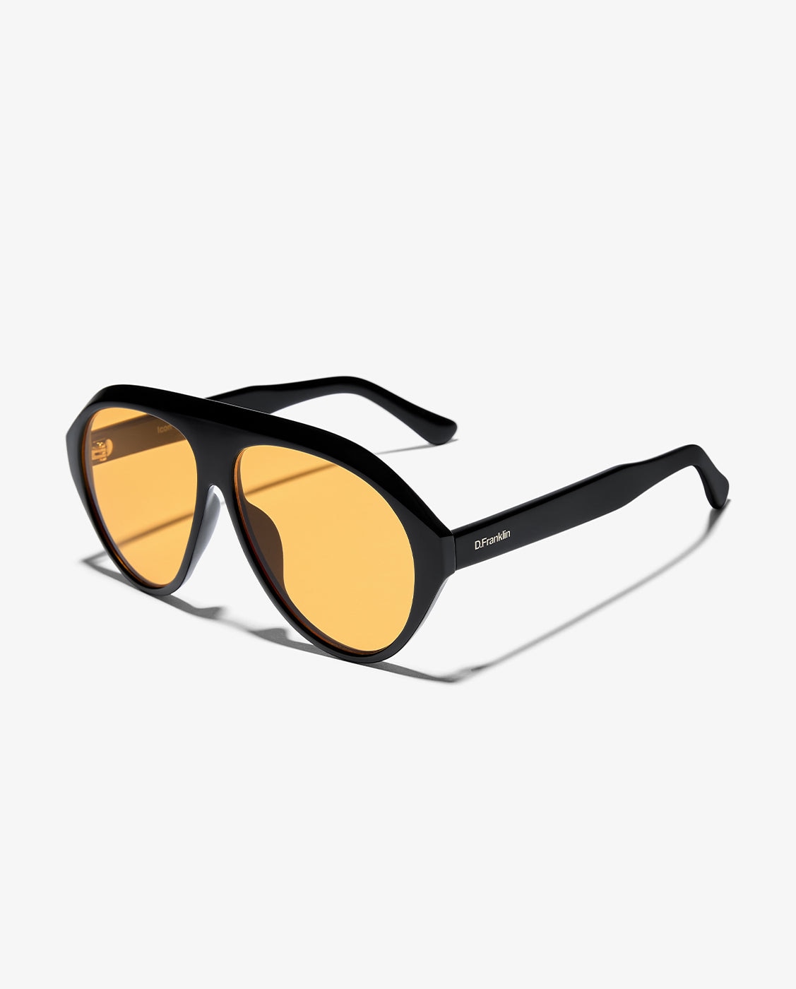 Gafas de sol unisex con forma de aviador icon - D.Franklin - Ámbar Ámbar-3