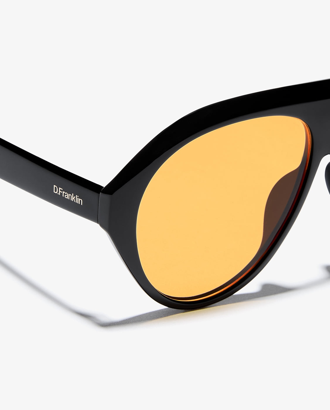 Gafas de sol unisex con forma de aviador icon - D.Franklin - Ámbar Ámbar-2