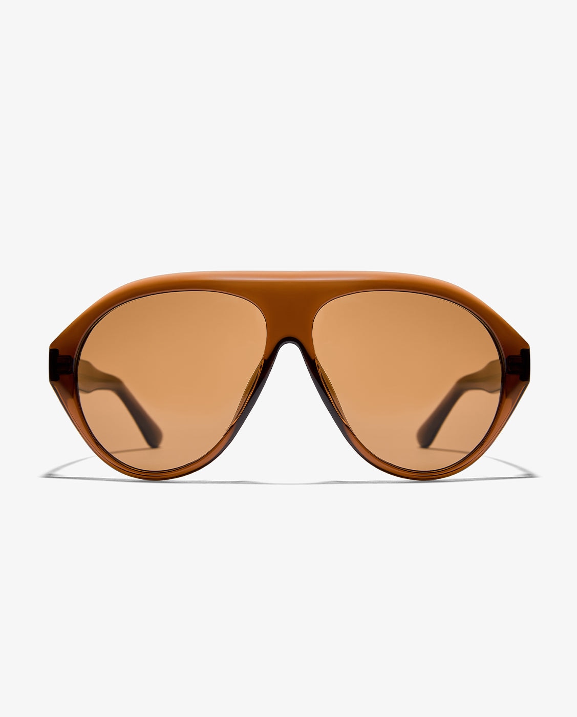 Gafas de sol unisex con forma de aviador icon - D.Franklin - Marrón Marrón-1