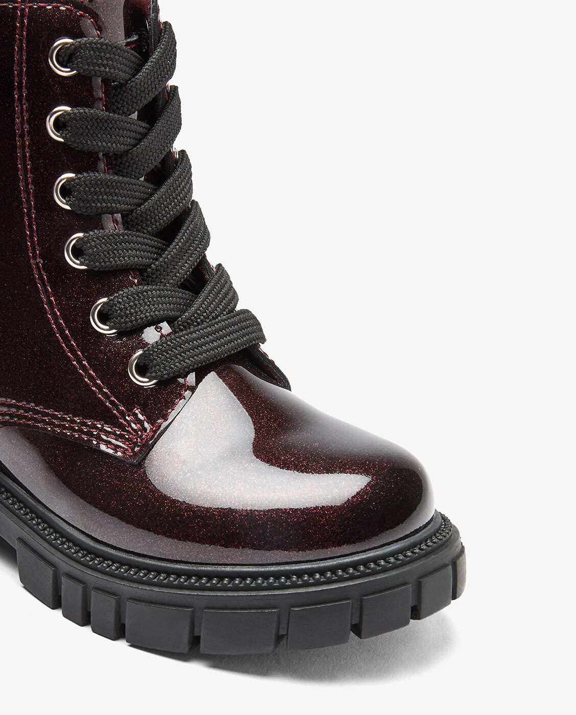 Botas de niña con adorno de pelo colgante - Conguitos - Burdeos Burdeos-3