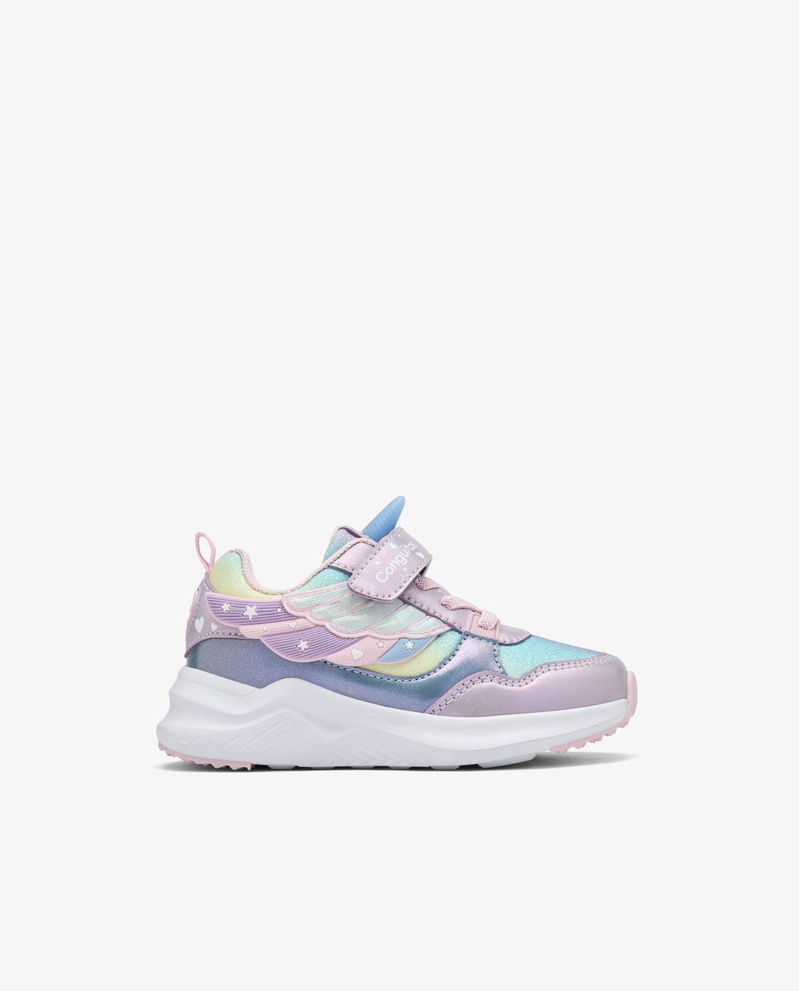 Zapatillas de niña con luz - Conguitos - Lila Lila-1