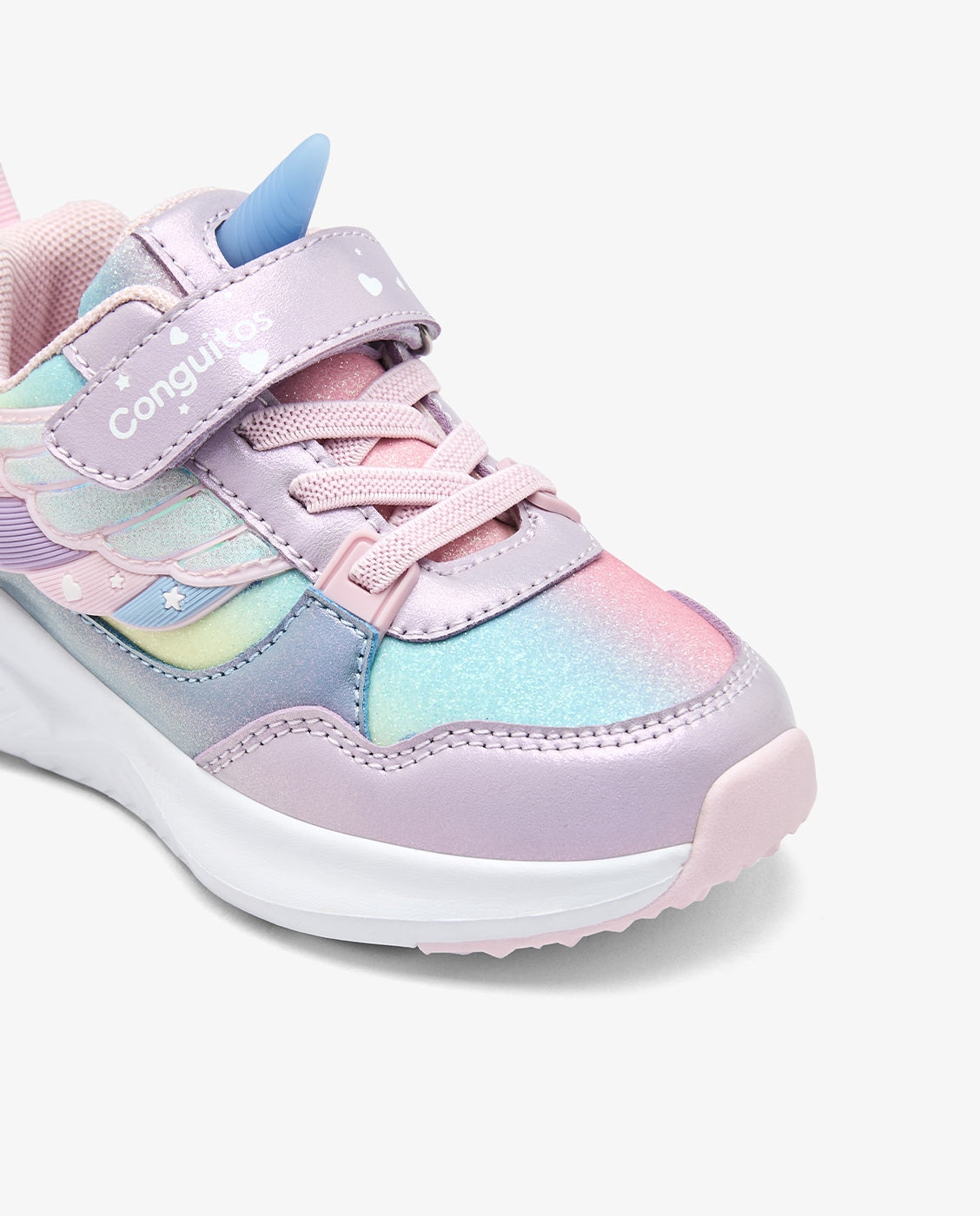 Zapatillas de niña con luz - Conguitos - Lila Lila-5