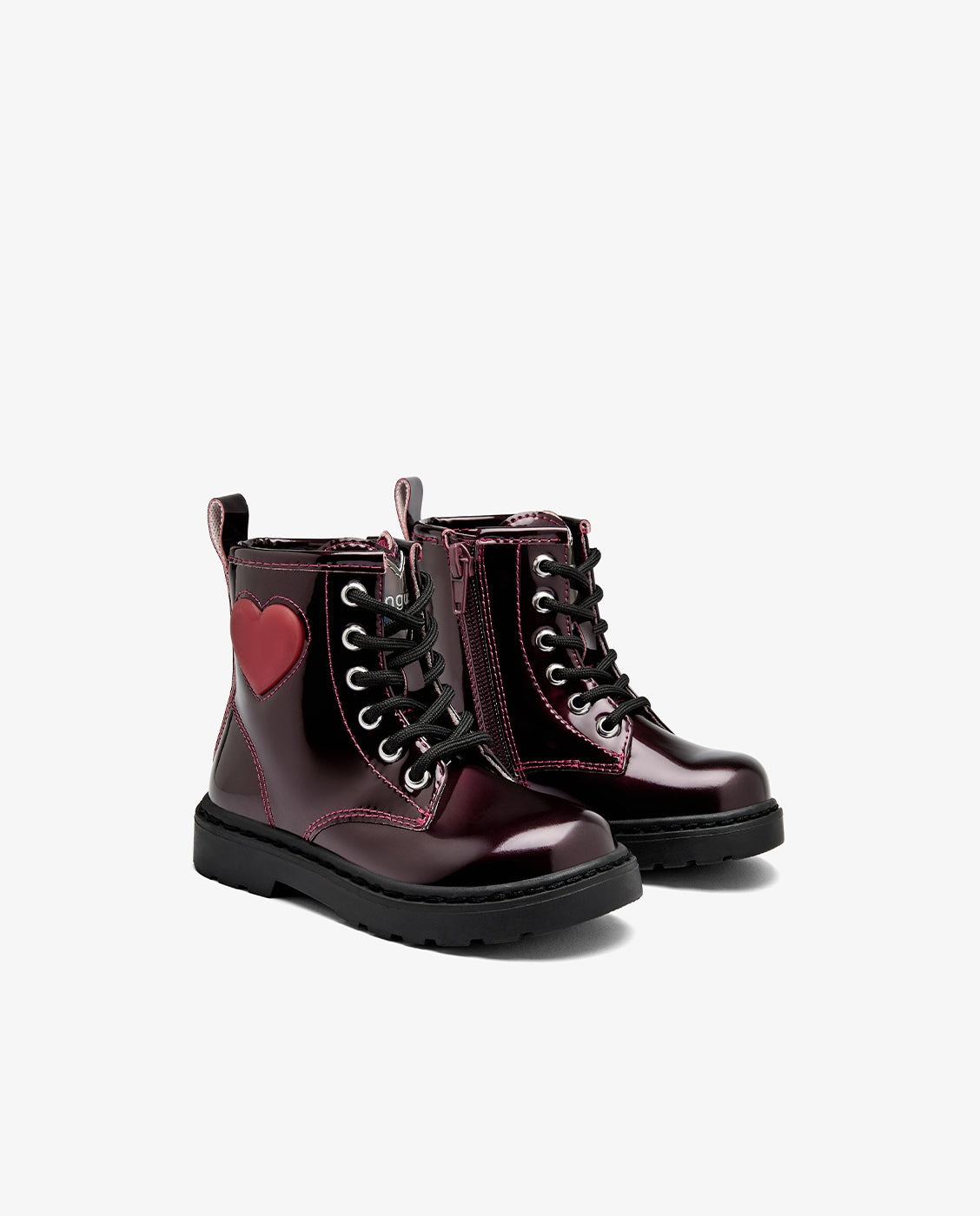 Imagen 2 de Botas de niña con corazón de luz - Conguitos - Burdeos Burdeos